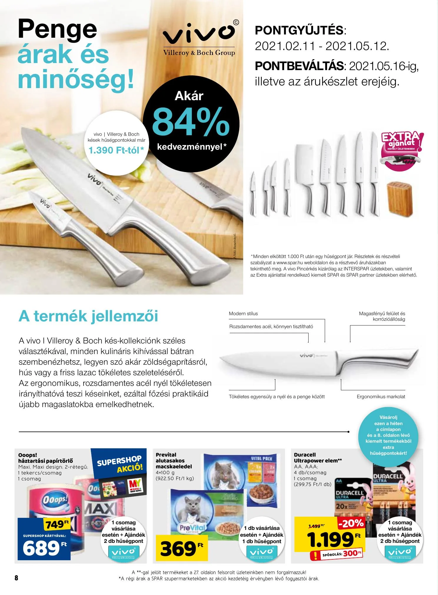Spar akciós újság 02.25–03.03 – 8. oldal