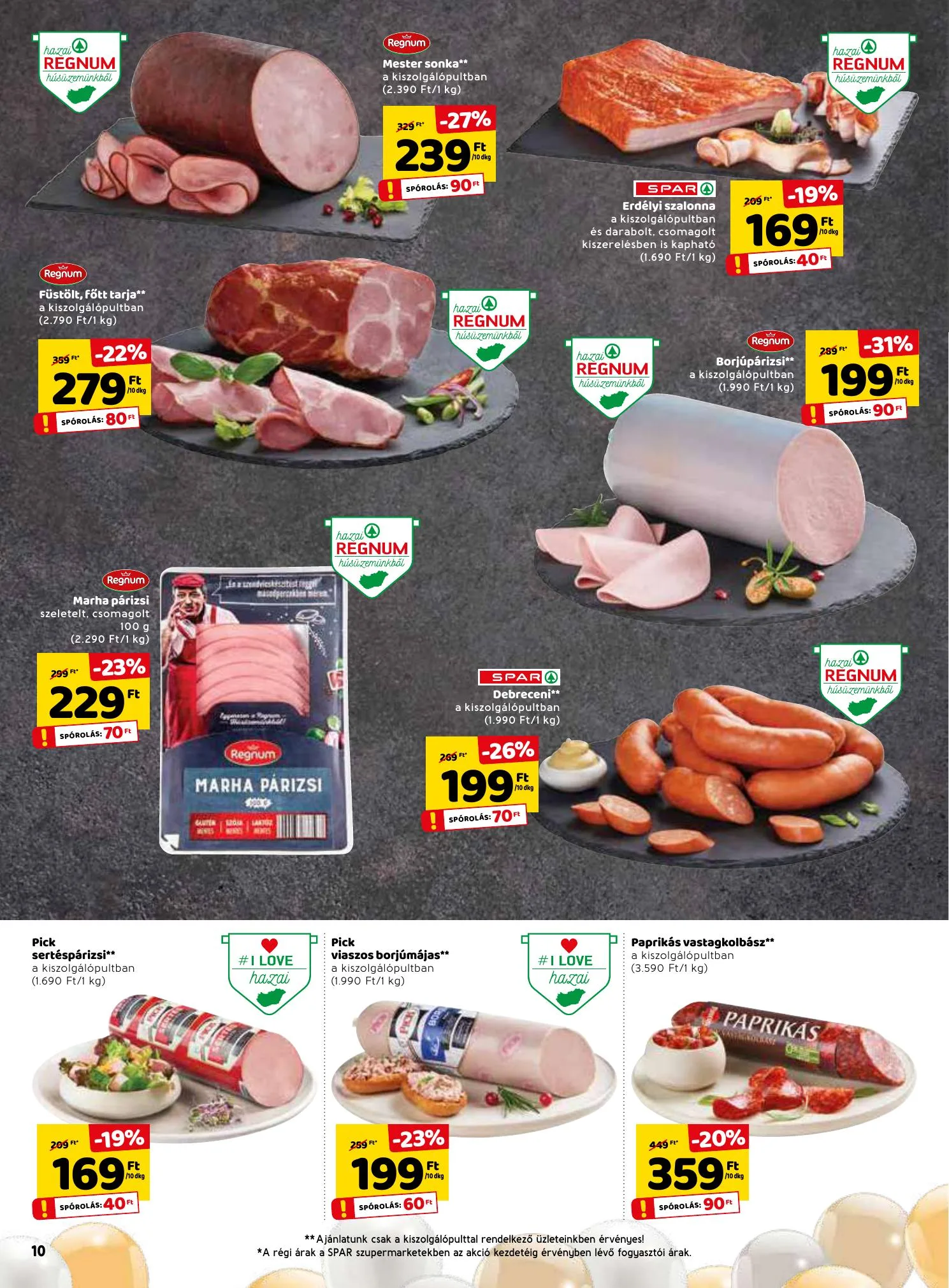 Spar akciós újság 03.04–03.10 – 10. oldal