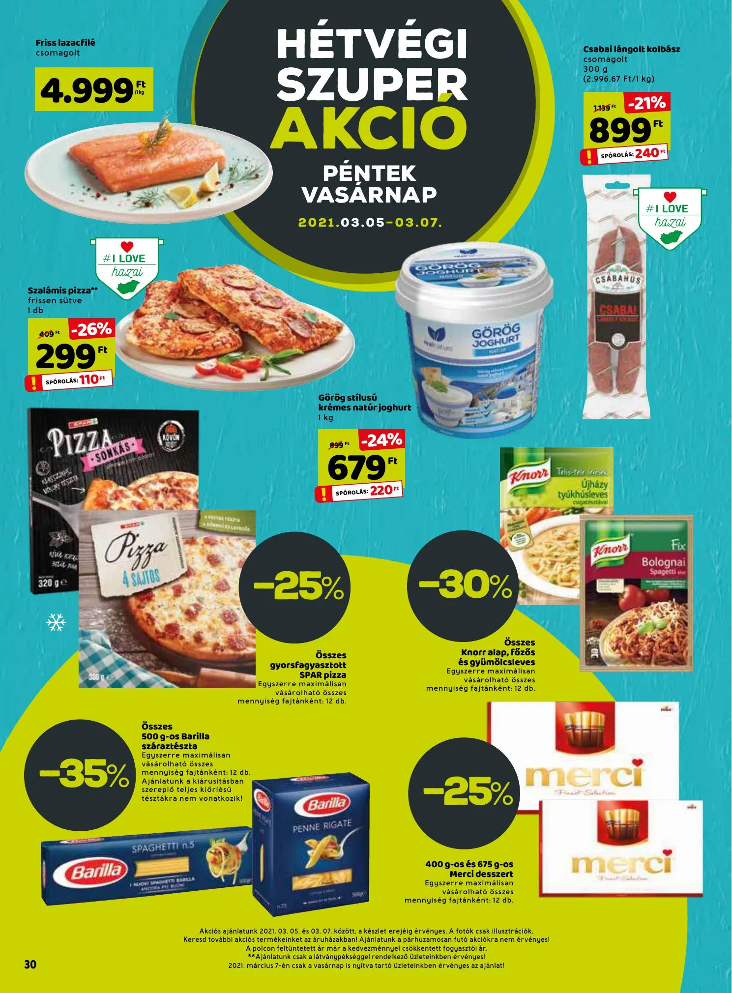 Spar akciós újság 03.04–03.10 – 30. oldal