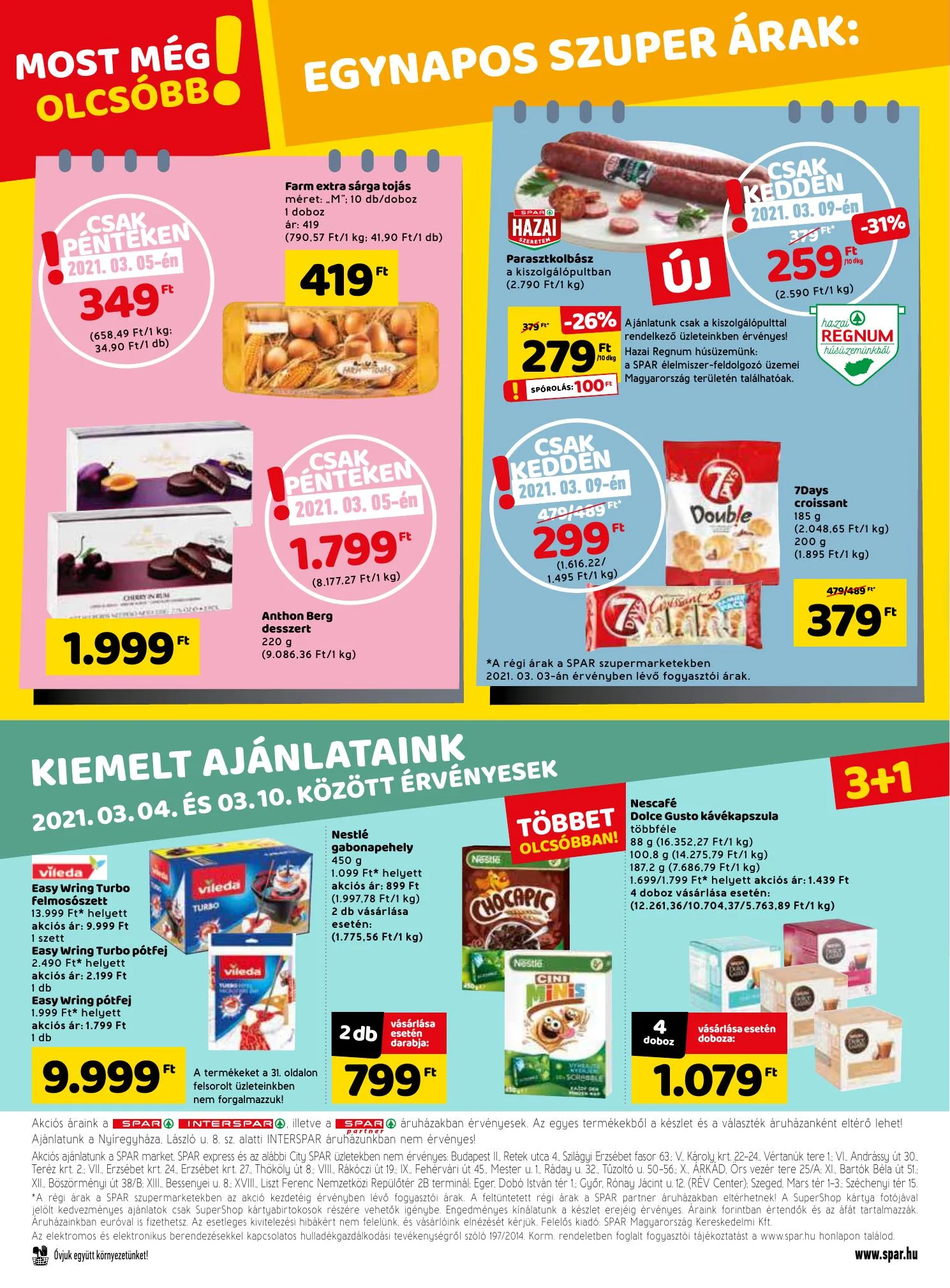 Spar akciós újság 03.04–03.10 – 32. oldal