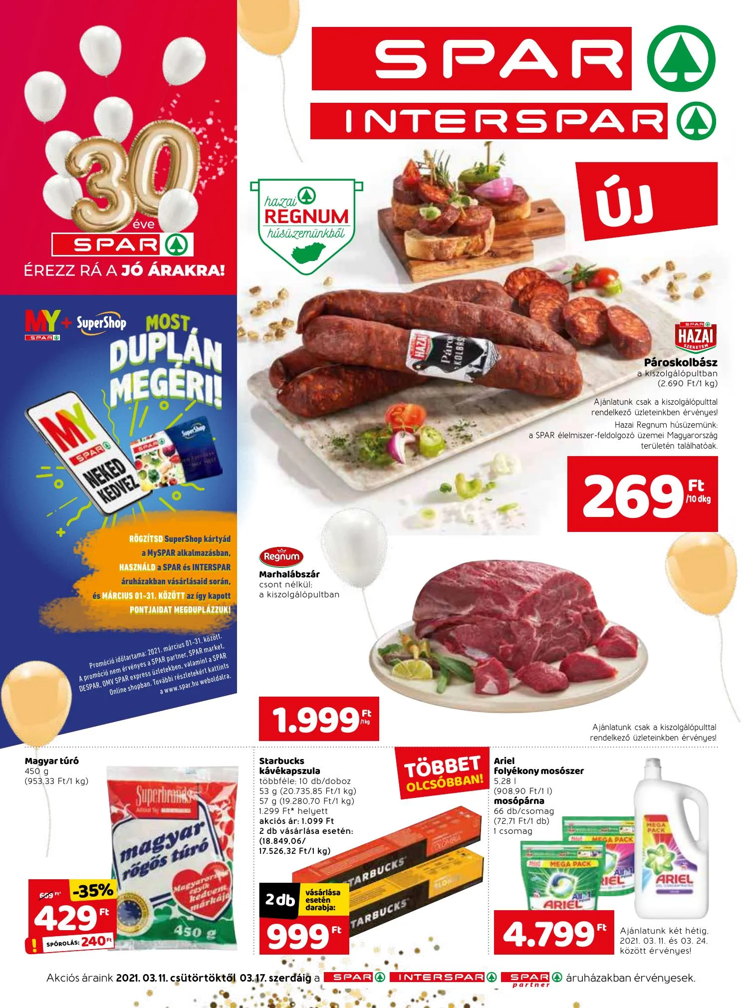 Spar akciós újság 03.11–03.17