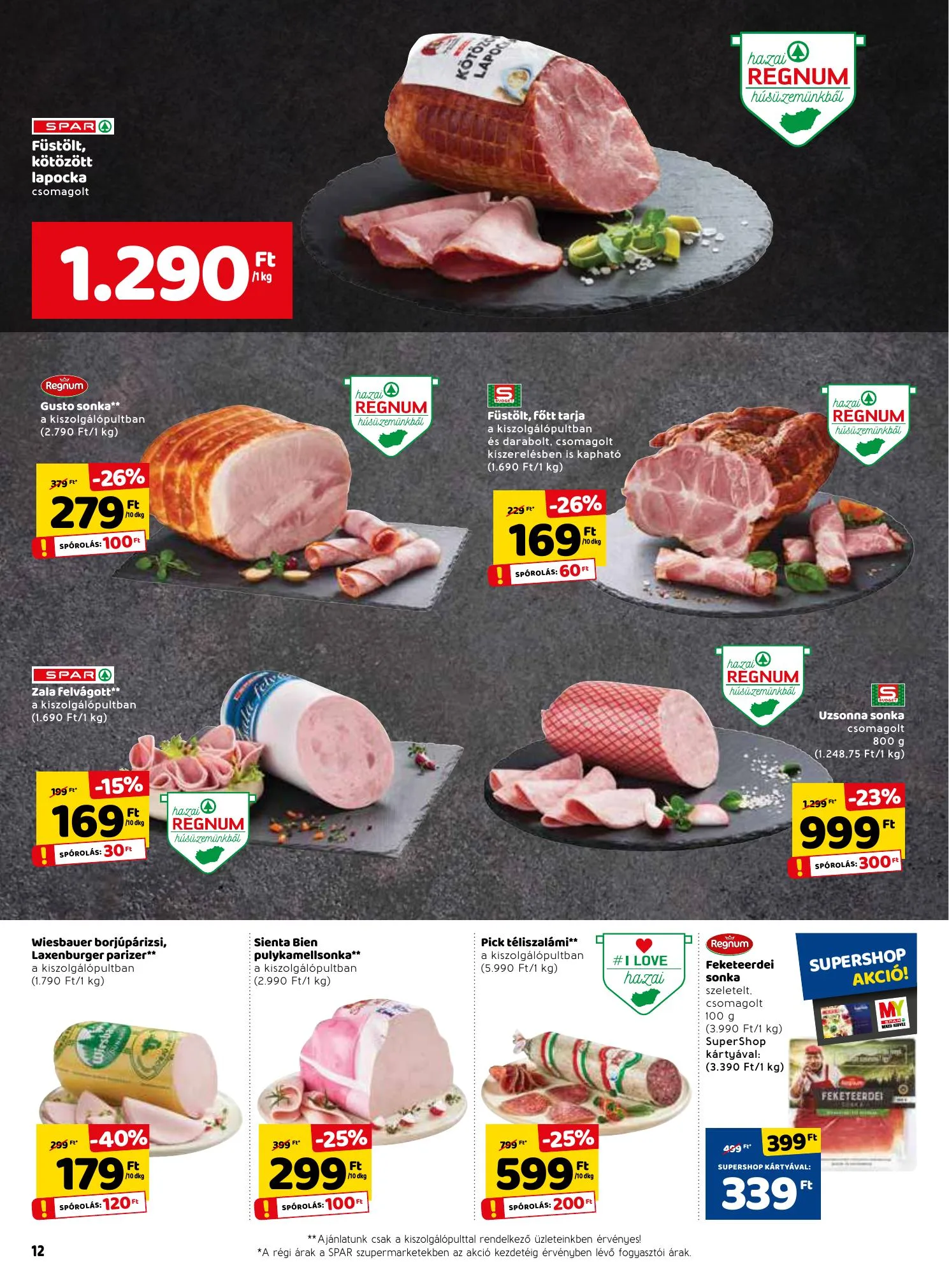 Spar akciós újság 03.11–03.17 – 12. oldal