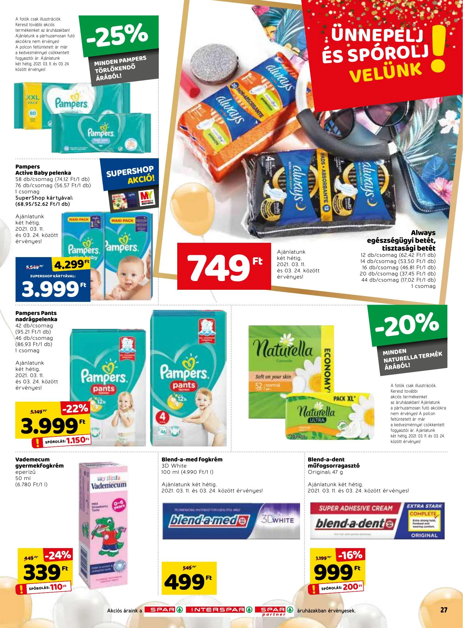 Spar akciós újság 03.11–03.17 – 27. oldal