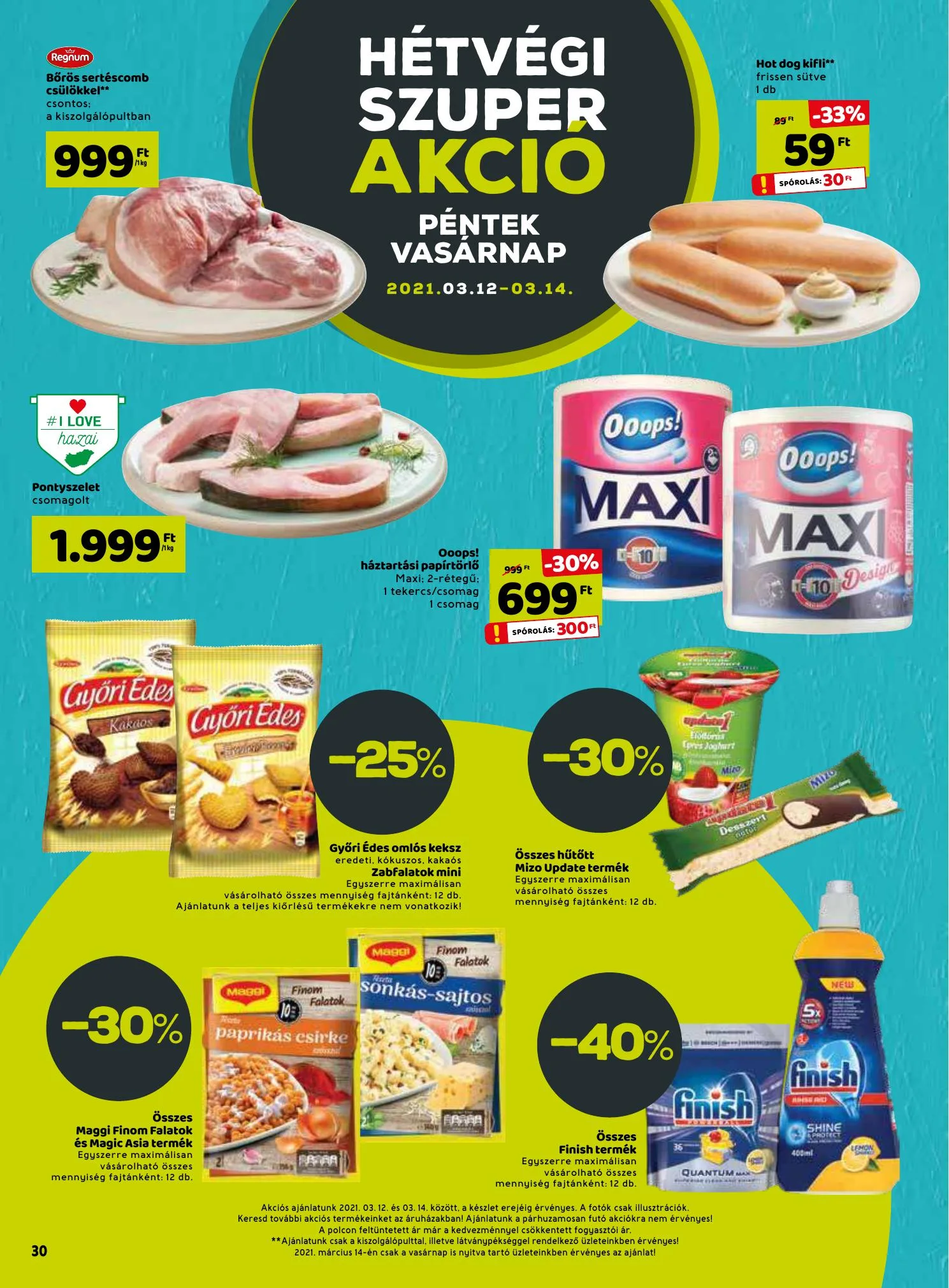 Spar akciós újság 03.11–03.17 – 30. oldal