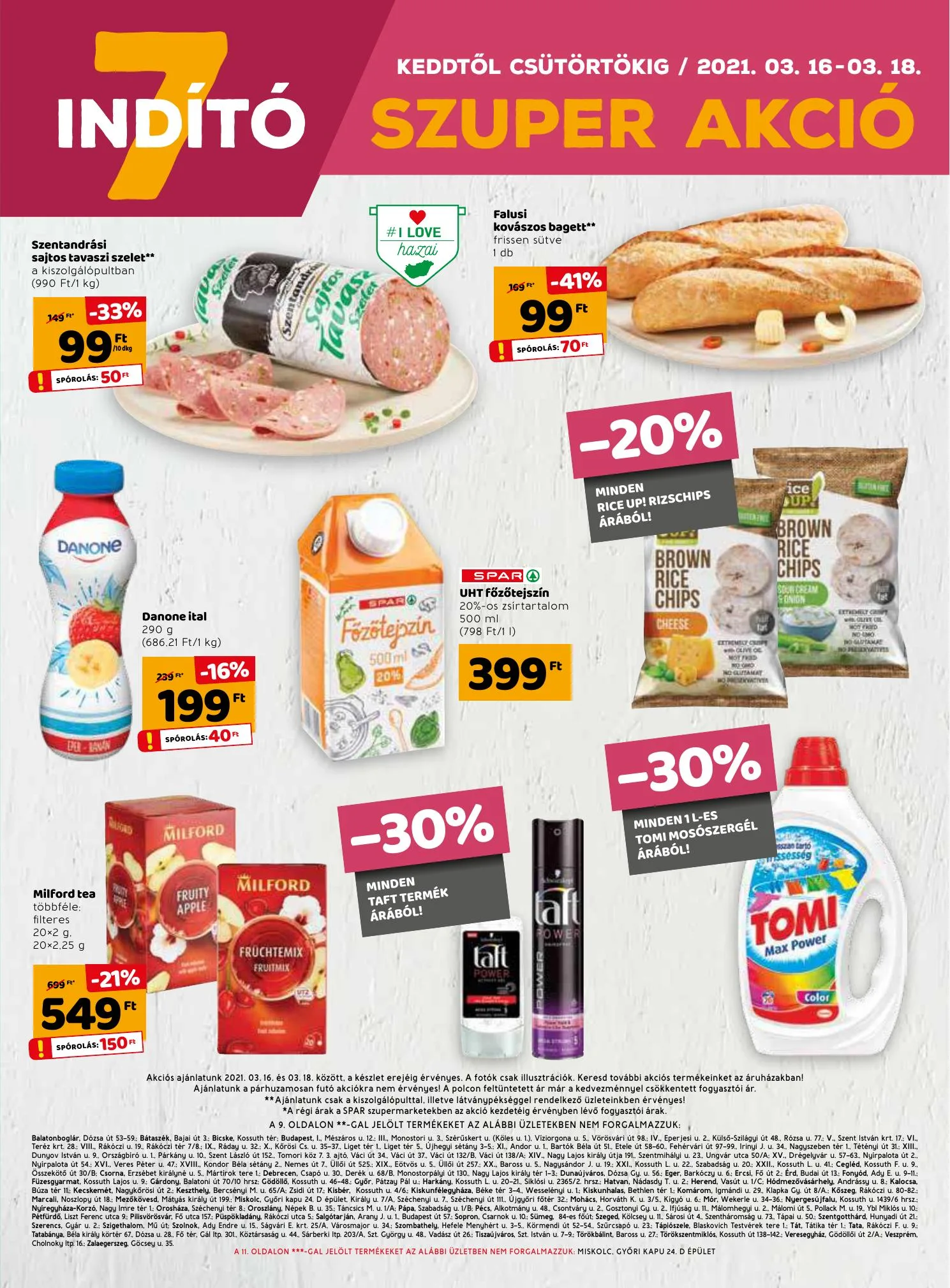Spar akciós újság 03.11–03.17 – 31. oldal