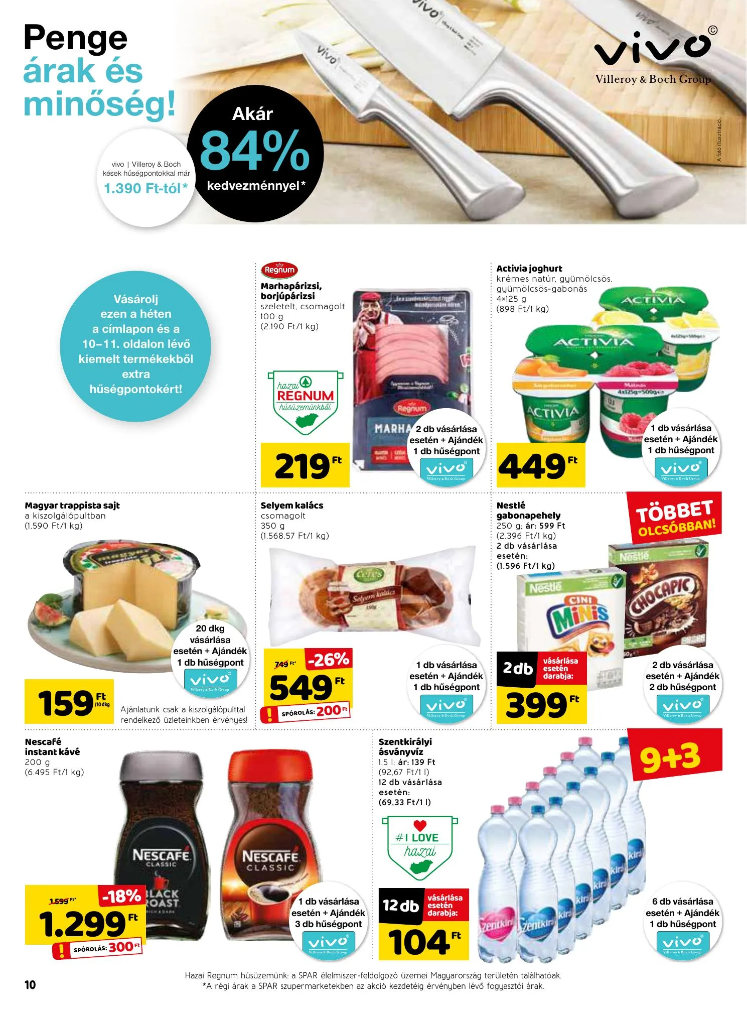 Spar akciós újság 03.18–03.24 – 10. oldal