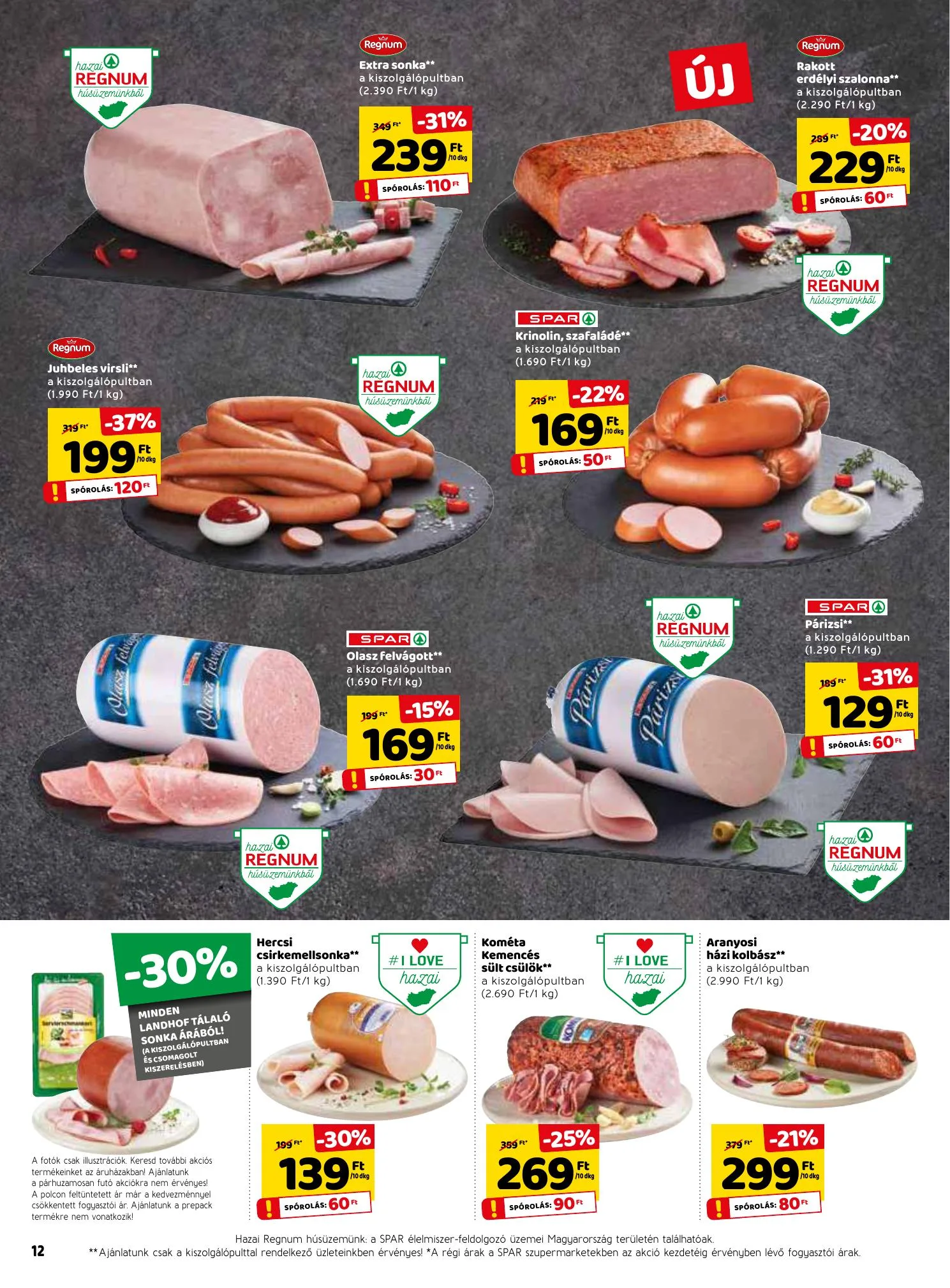 Spar akciós újság 03.18–03.24 – 12. oldal