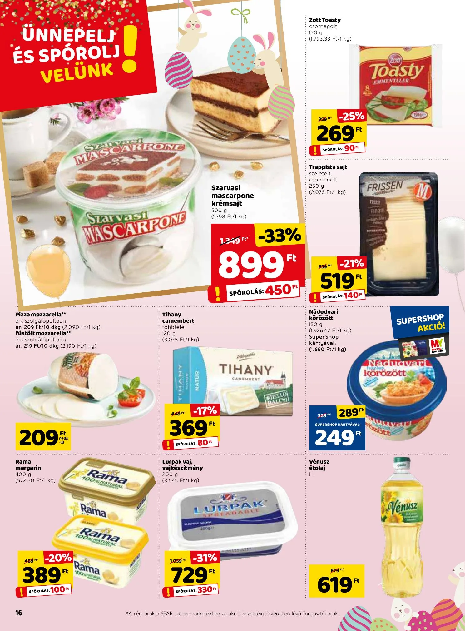Spar akciós újság 03.18–03.24 – 16. oldal