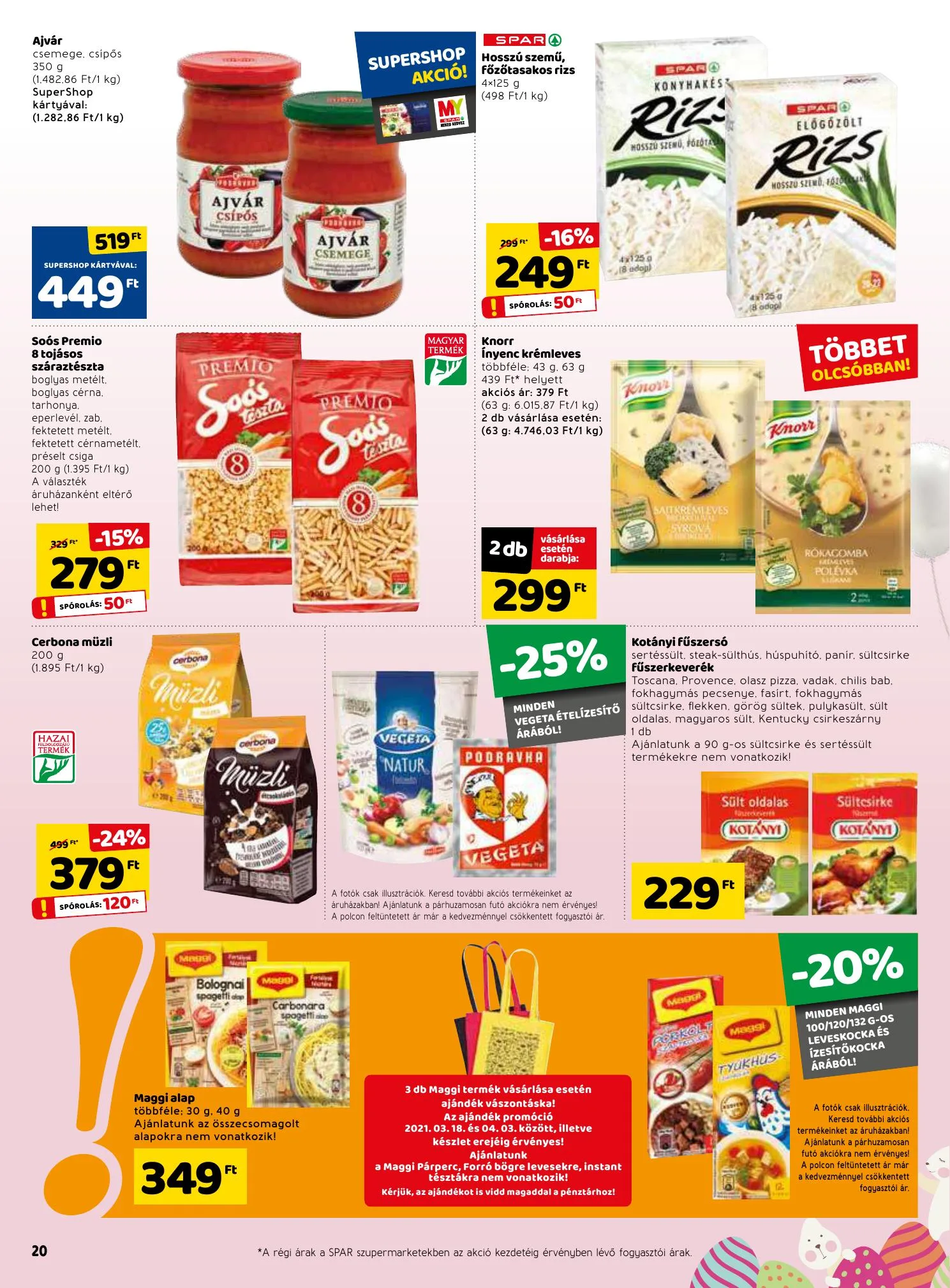 Spar akciós újság 03.18–03.24 – 20. oldal