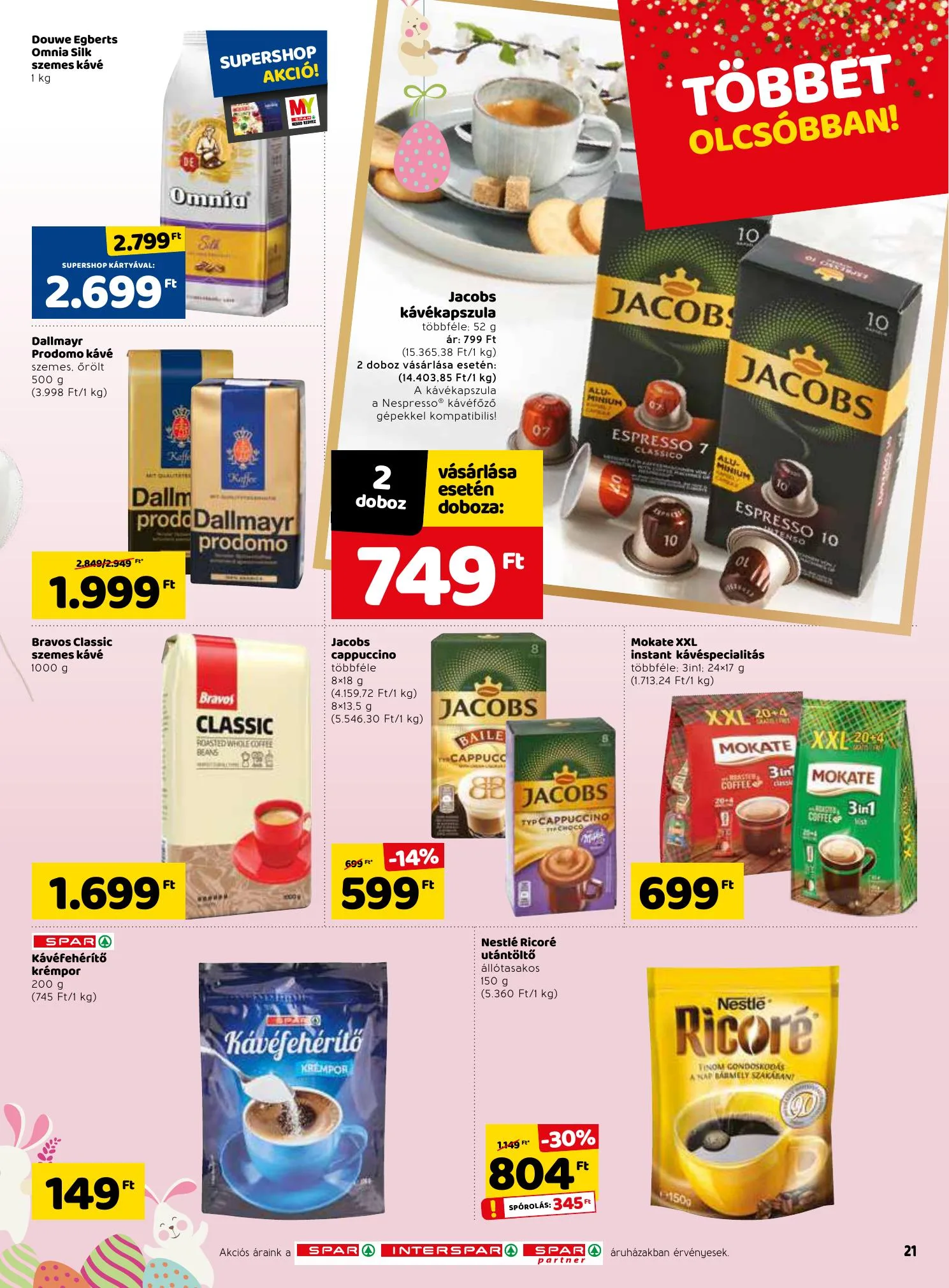 Spar akciós újság 03.18–03.24 – 21. oldal
