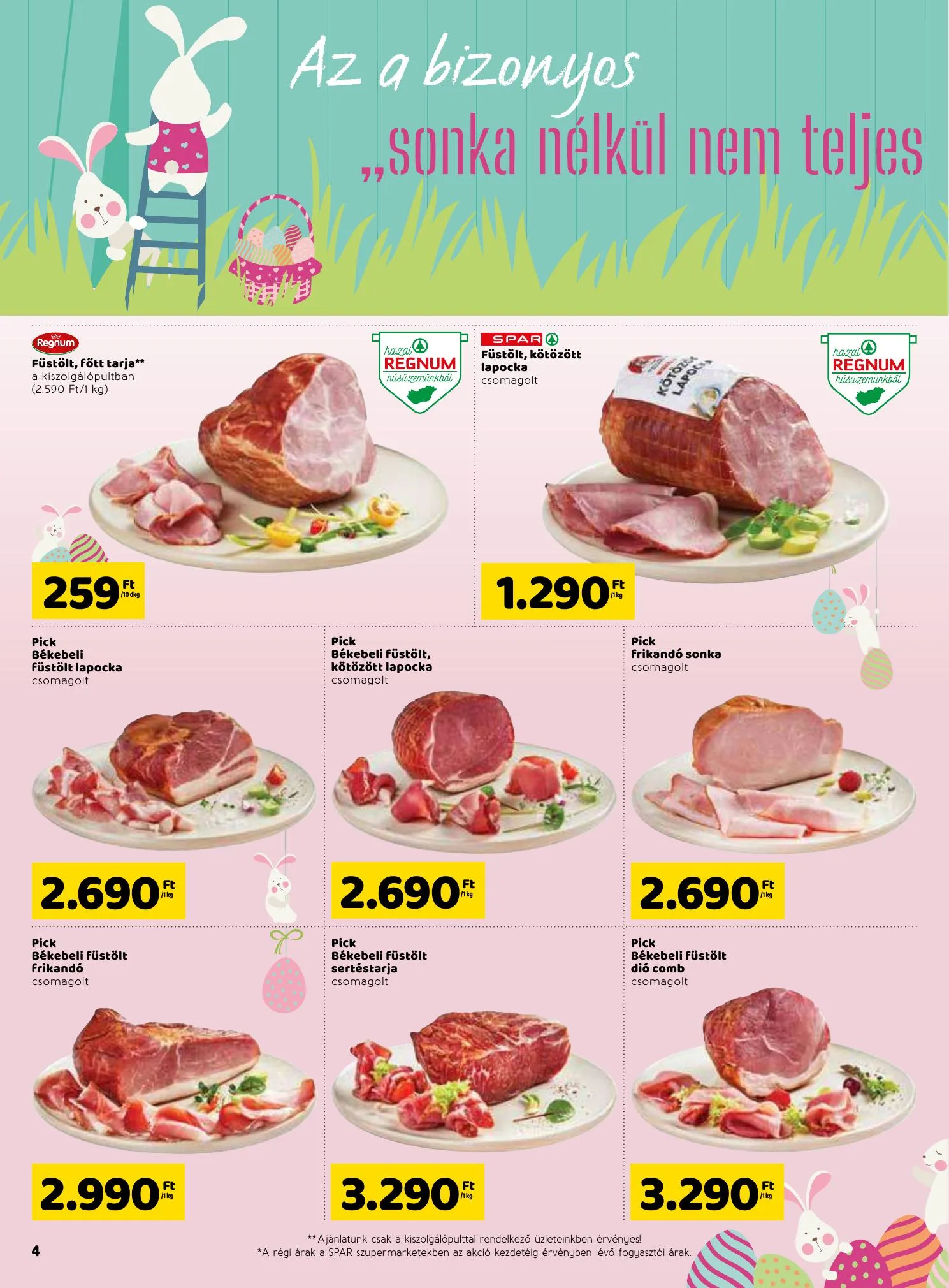 Spar akciós újság 03.18–03.24 – 4. oldal
