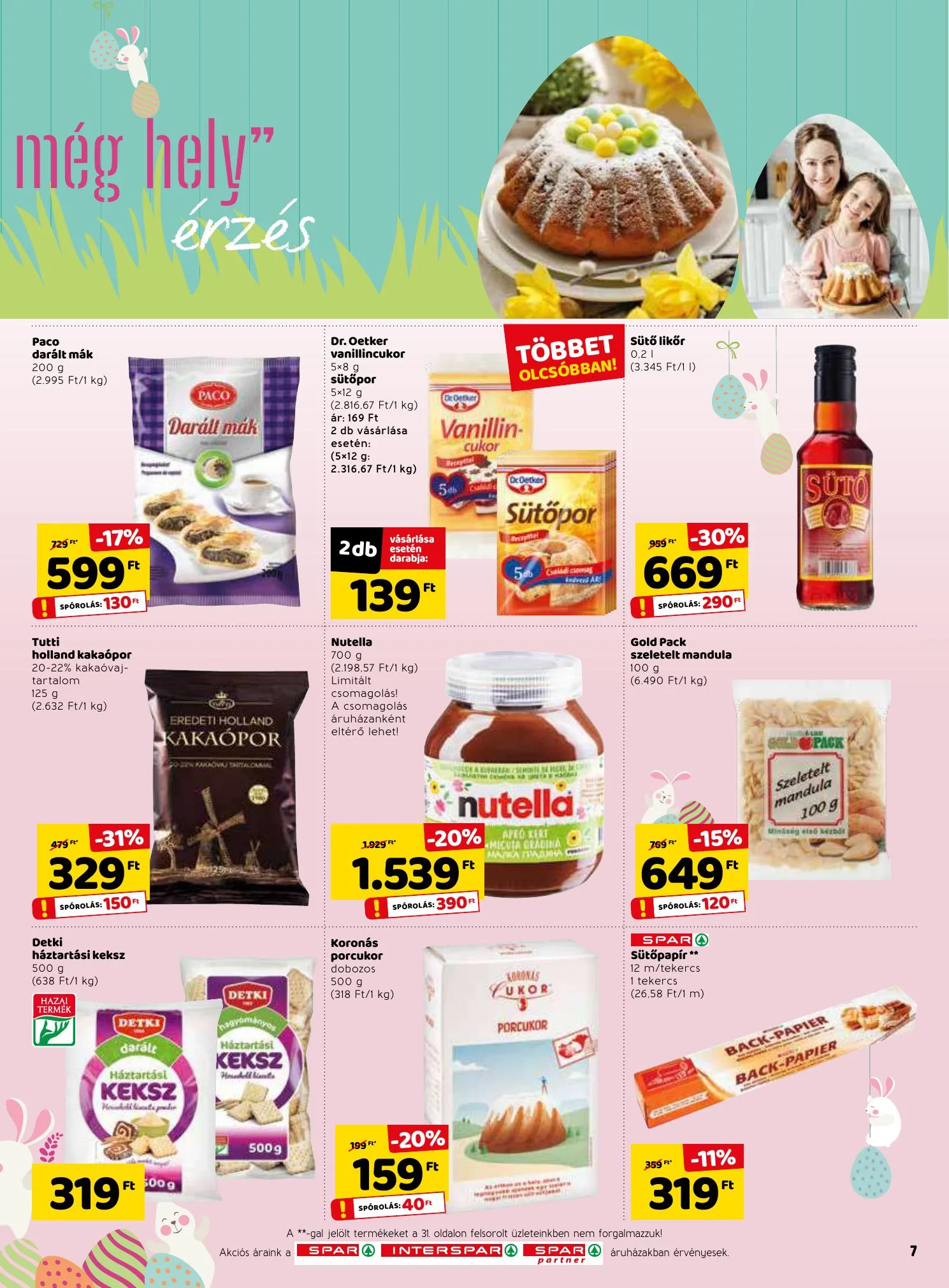 Spar akciós újság 03.18–03.24 – 7. oldal