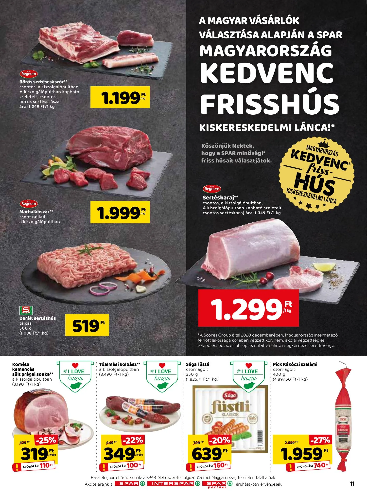 Spar akciós újság 03.25–04.03 – 11. oldal