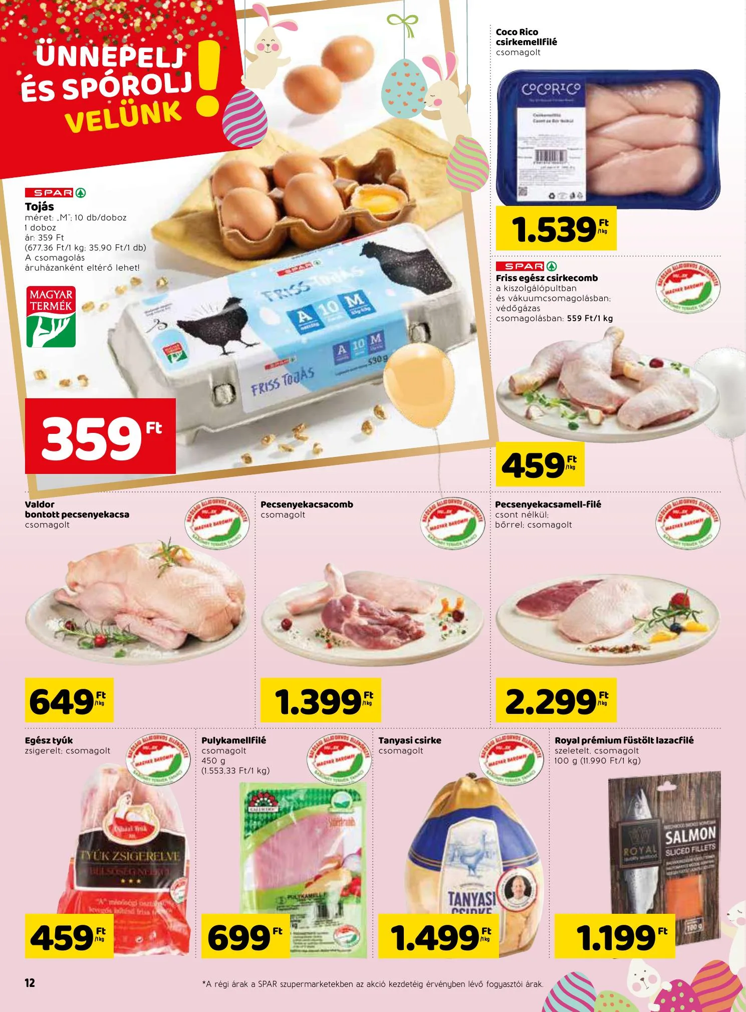 Spar akciós újság 03.25–04.03 – 12. oldal