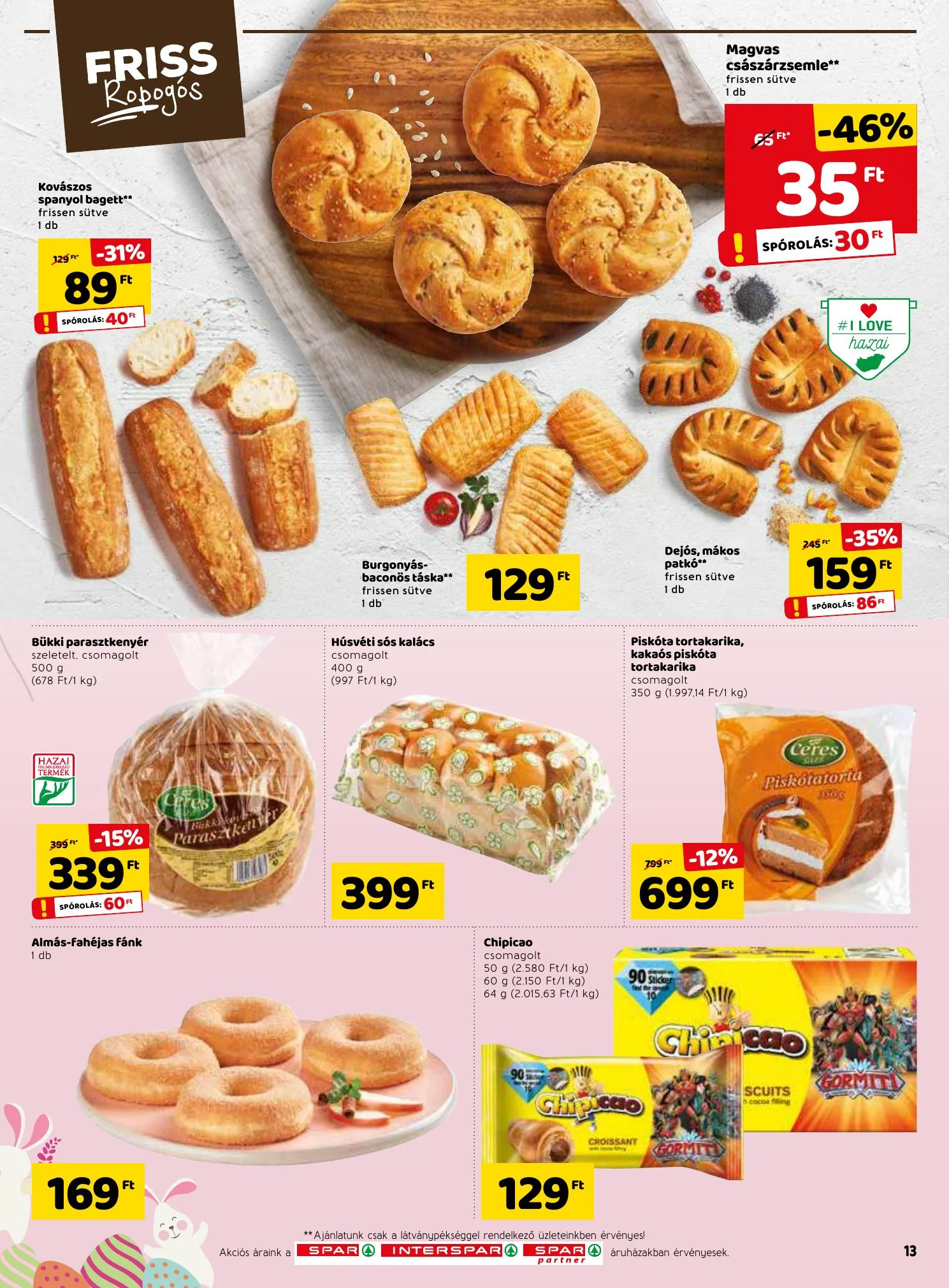 Spar akciós újság 03.25–04.03 – 13. oldal