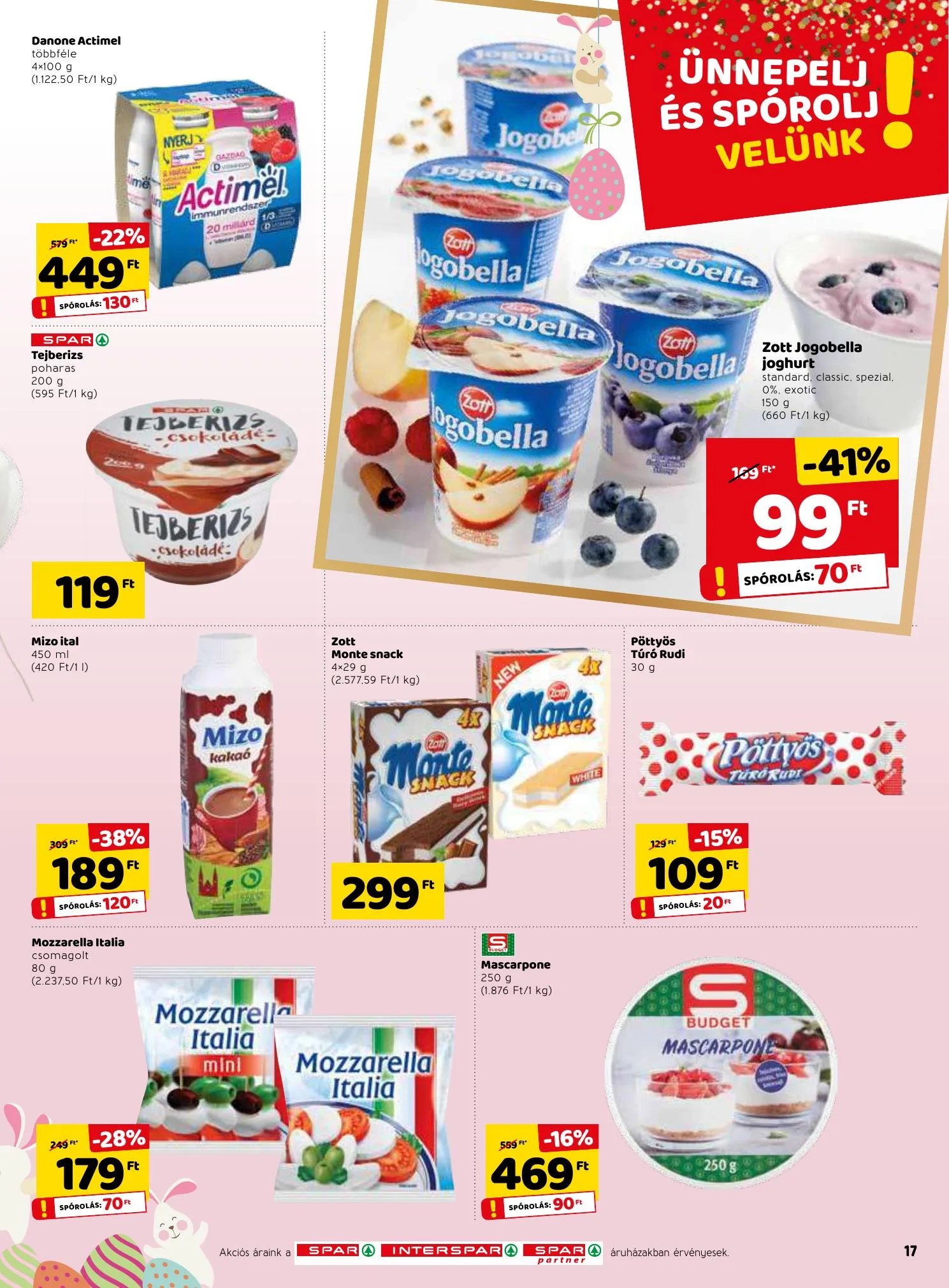 Spar akciós újság 03.25–04.03 – 17. oldal