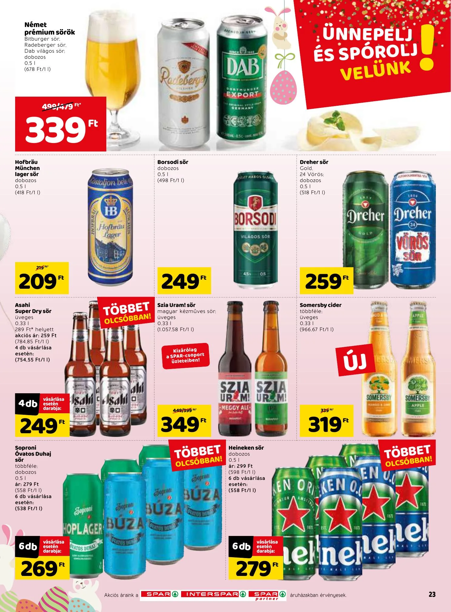 Spar akciós újság 03.25–04.03 – 23. oldal