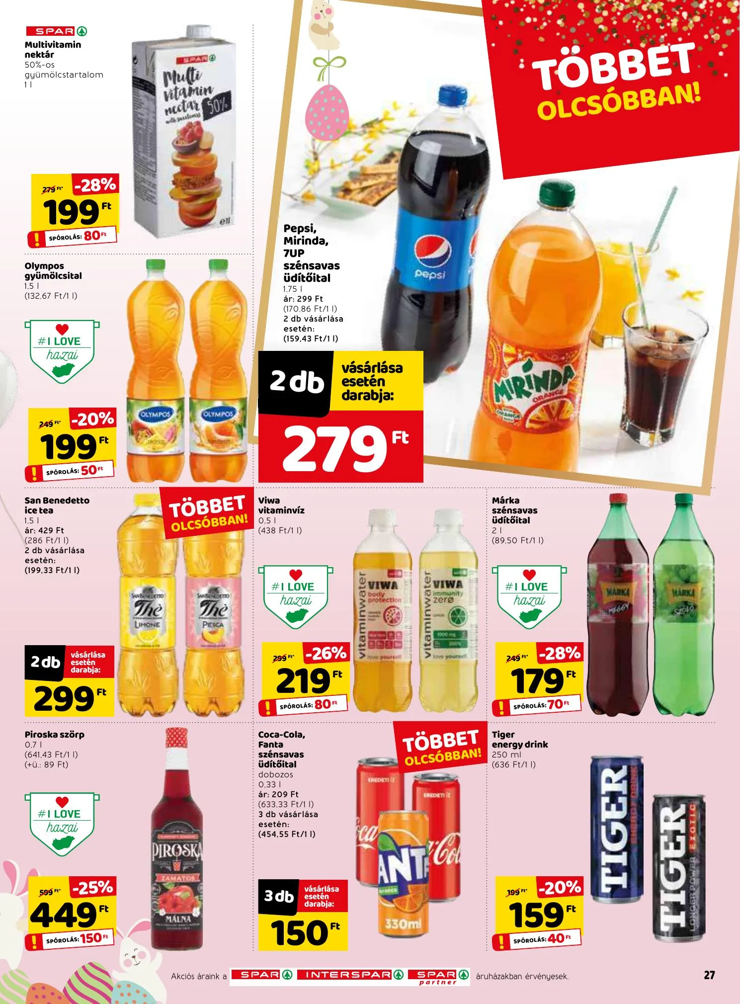 Spar akciós újság 03.25–04.03 – 27. oldal