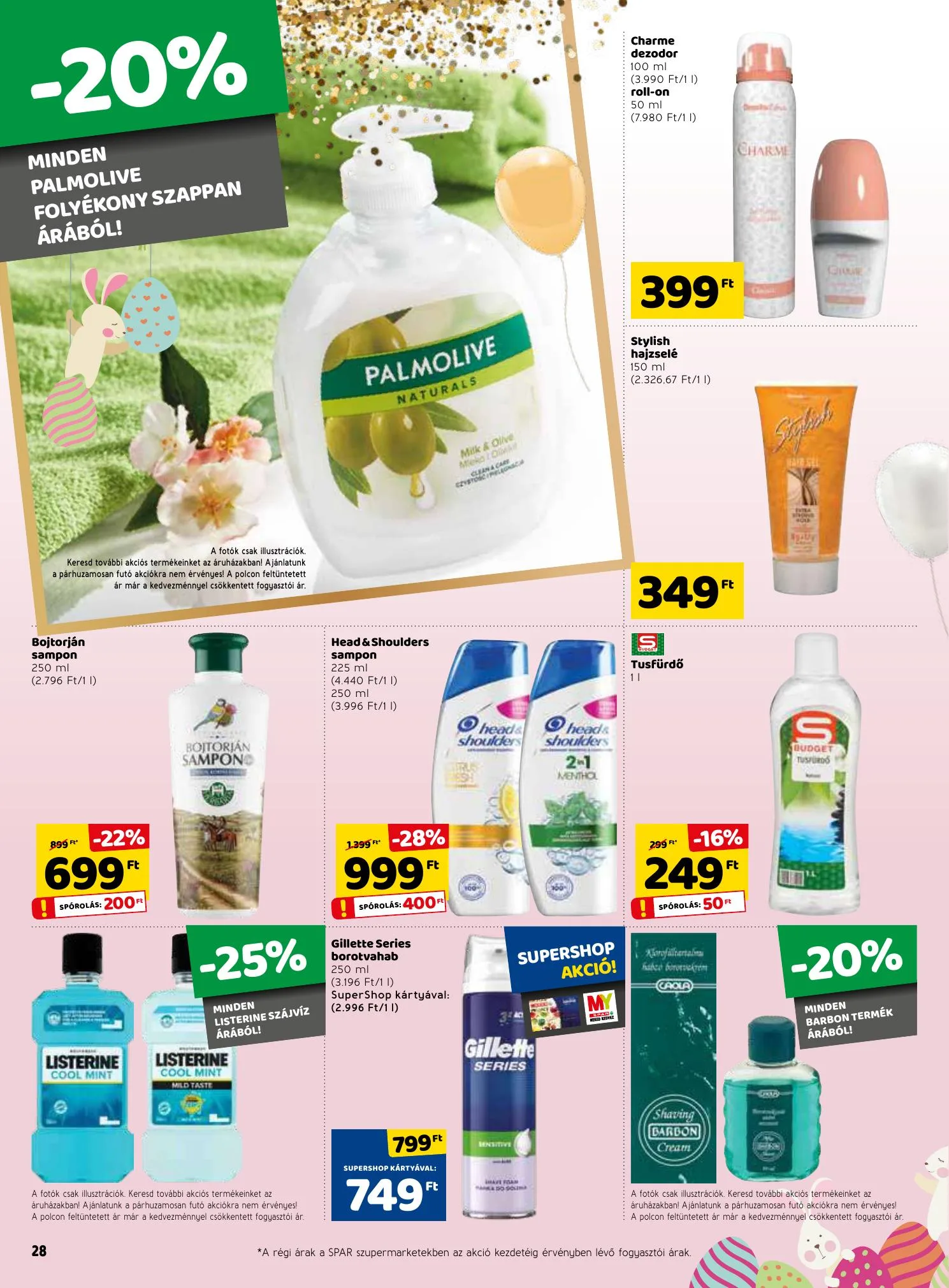 Spar akciós újság 03.25–04.03 – 28. oldal
