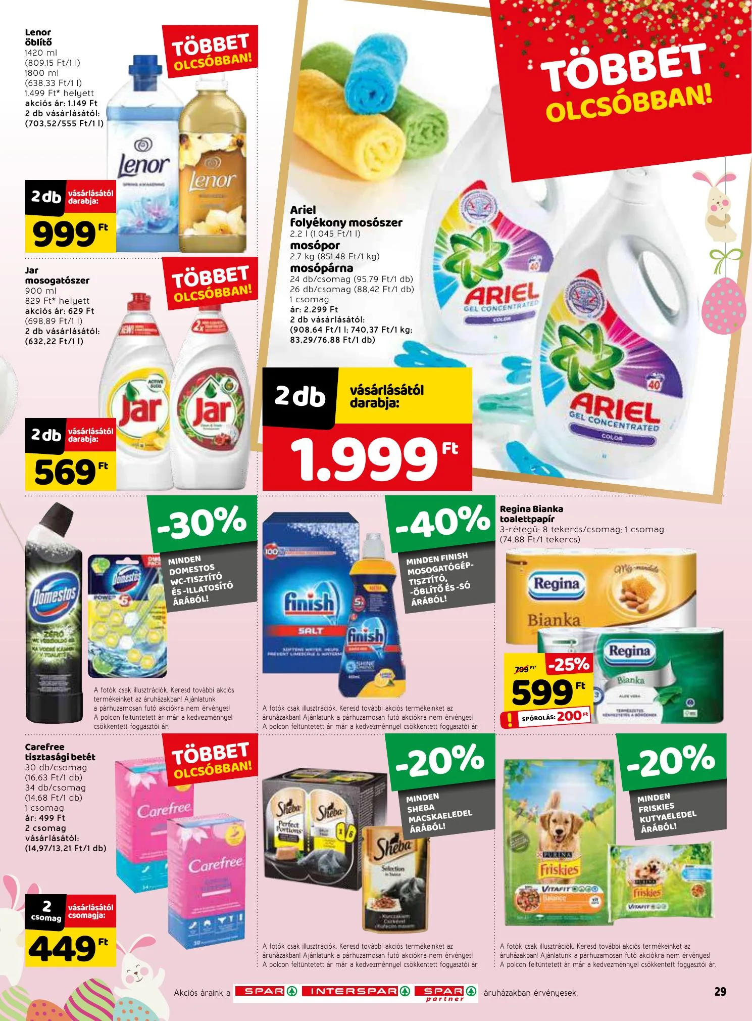 Spar akciós újság 03.25–04.03 – 29. oldal