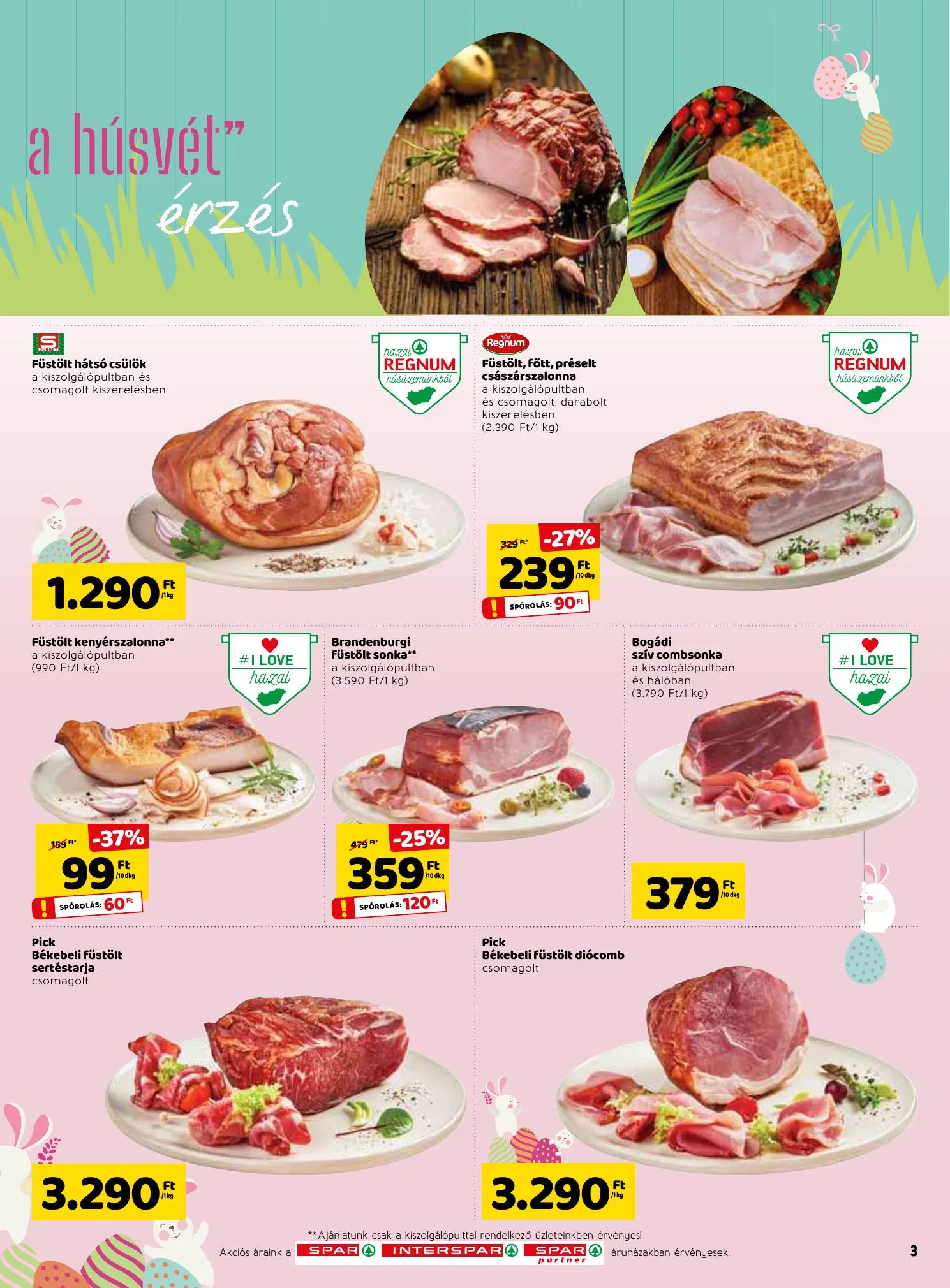 Spar akciós újság 03.25–04.03 – 3. oldal