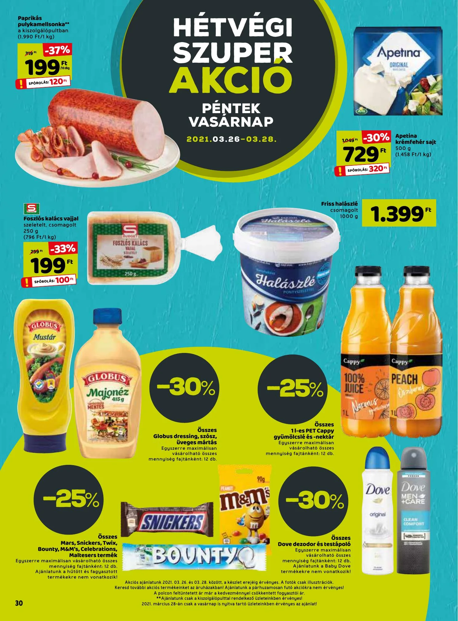 Spar akciós újság 03.25–04.03 – 30. oldal