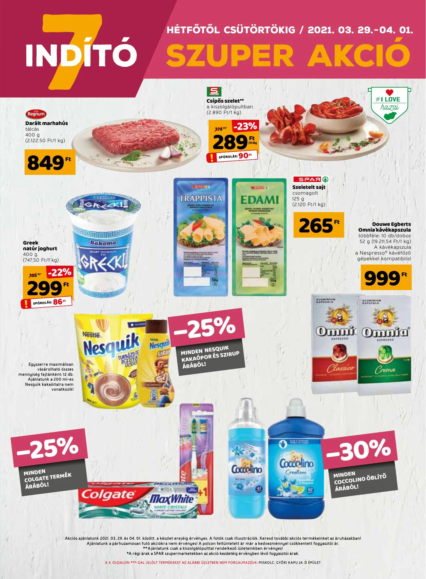 Spar akciós újság 03.25–04.03 – 31. oldal