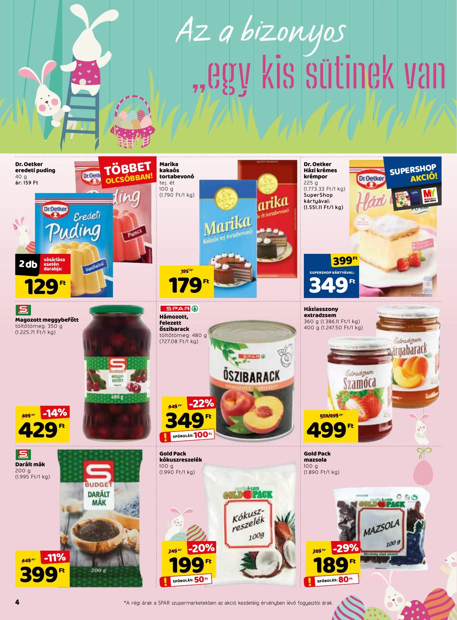 Spar akciós újság 03.25–04.03 – 4. oldal