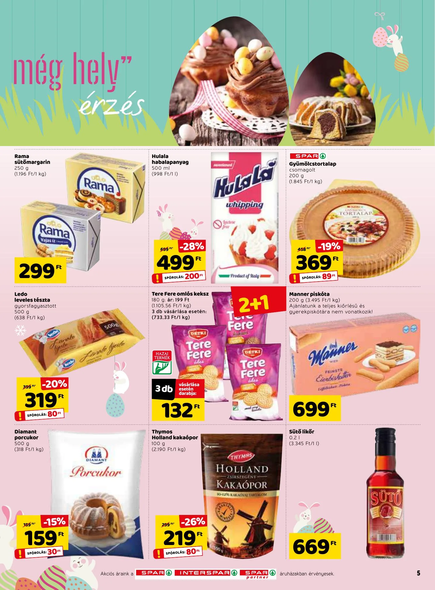 Spar akciós újság 03.25–04.03 – 5. oldal