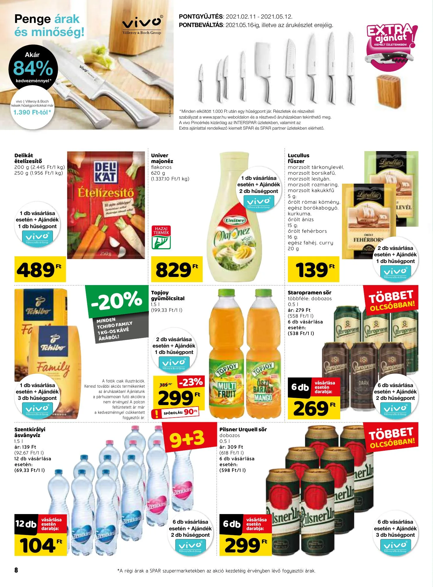 Spar akciós újság 03.25–04.03 – 8. oldal