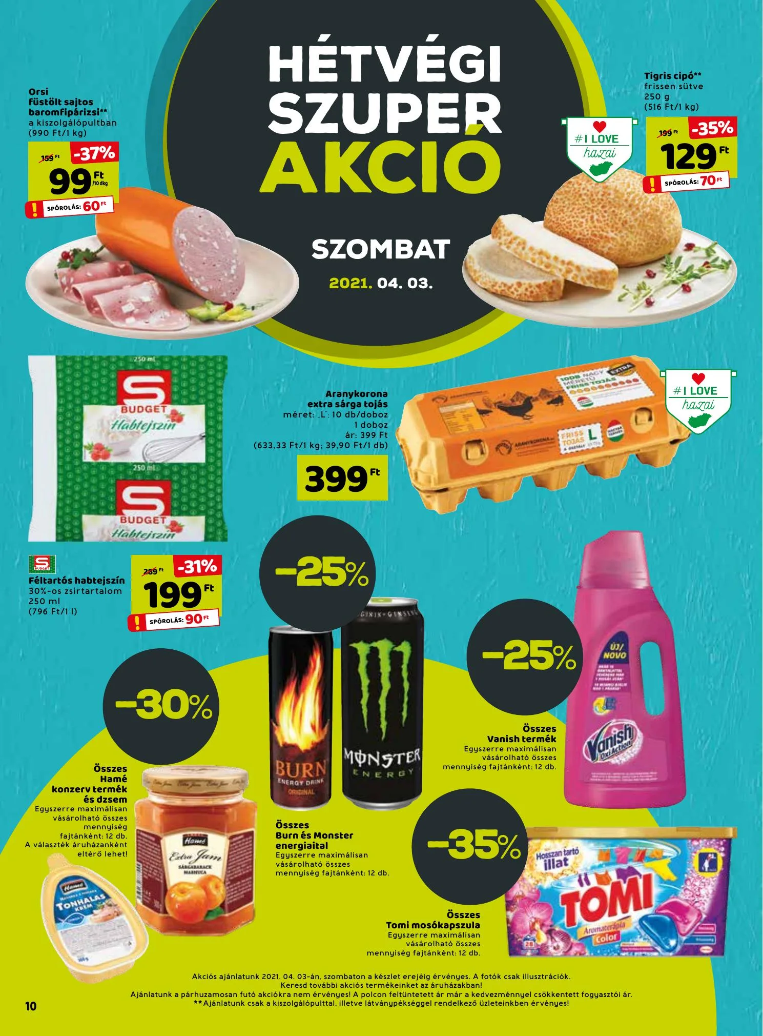 Spar akciós újság 04.01–04.03 – 10. oldal