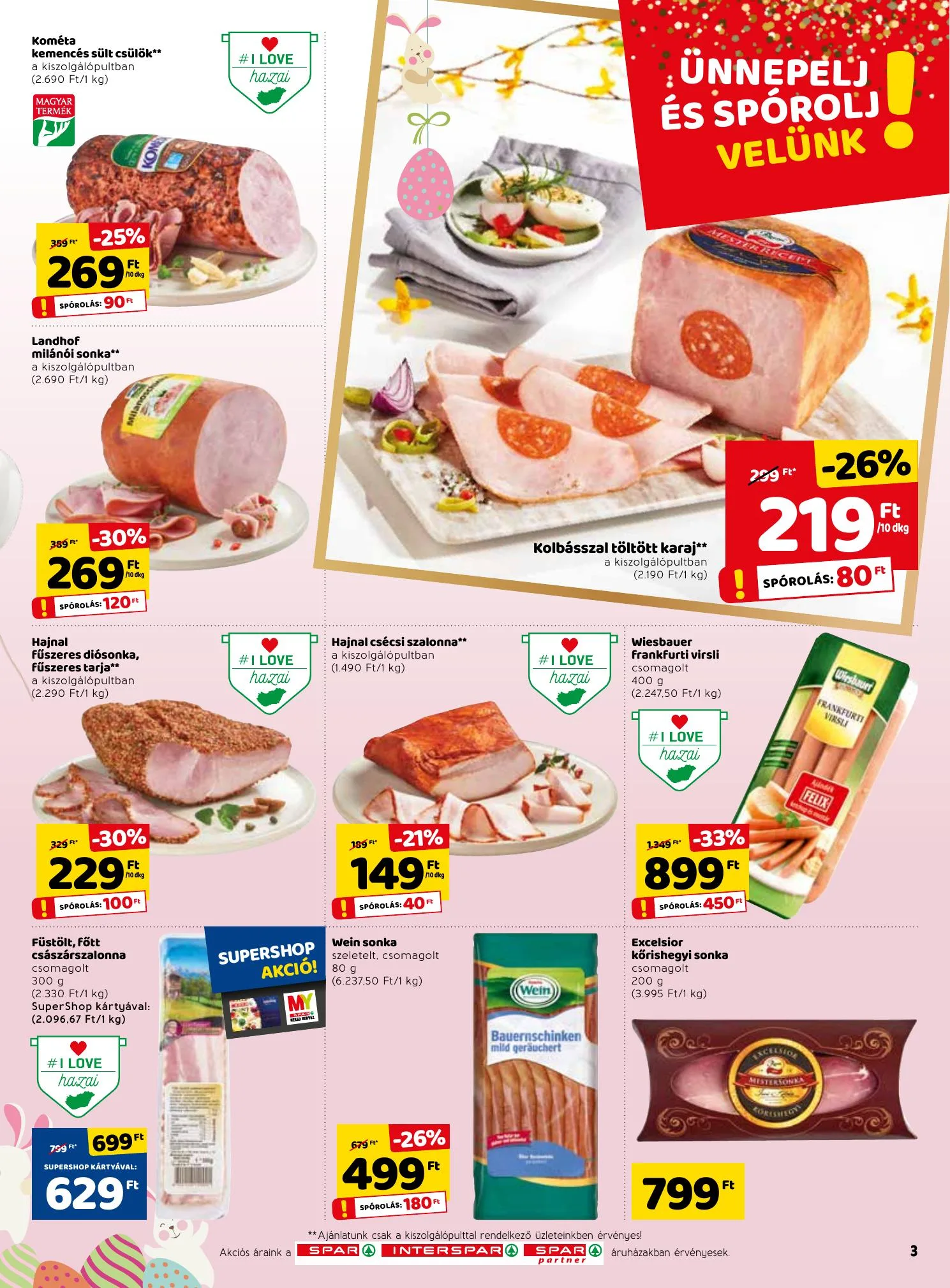 Spar akciós újság 04.01–04.03 – 3. oldal