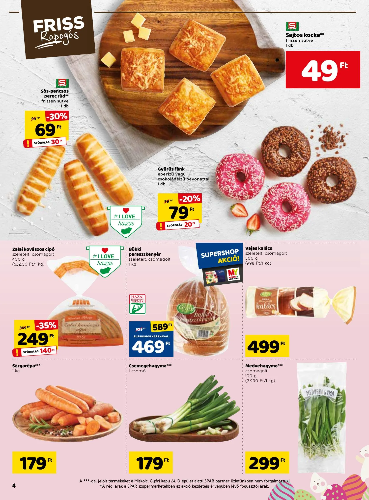 Spar akciós újság 04.01–04.03 – 4. oldal