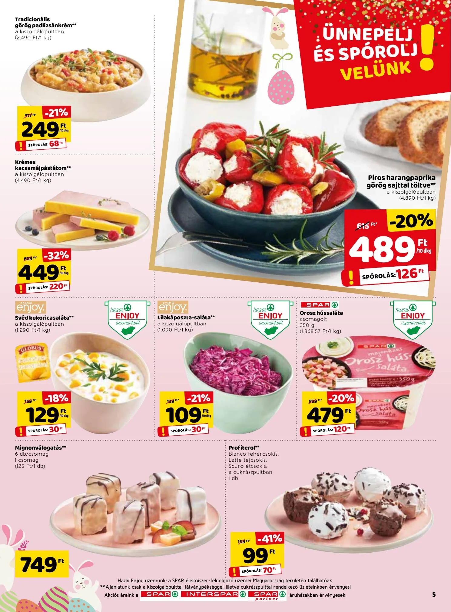 Spar akciós újság 04.01–04.03 – 5. oldal