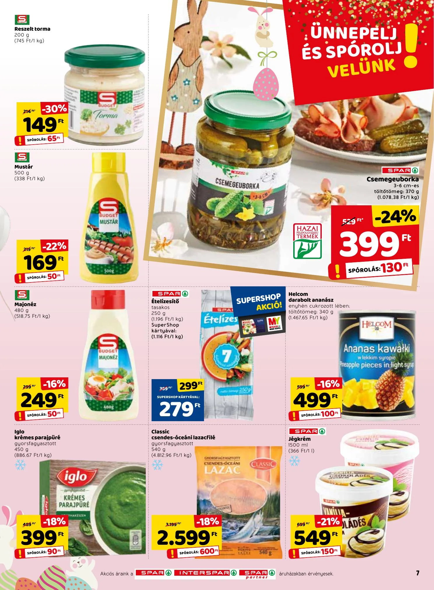 Spar akciós újság 04.01–04.03 – 7. oldal