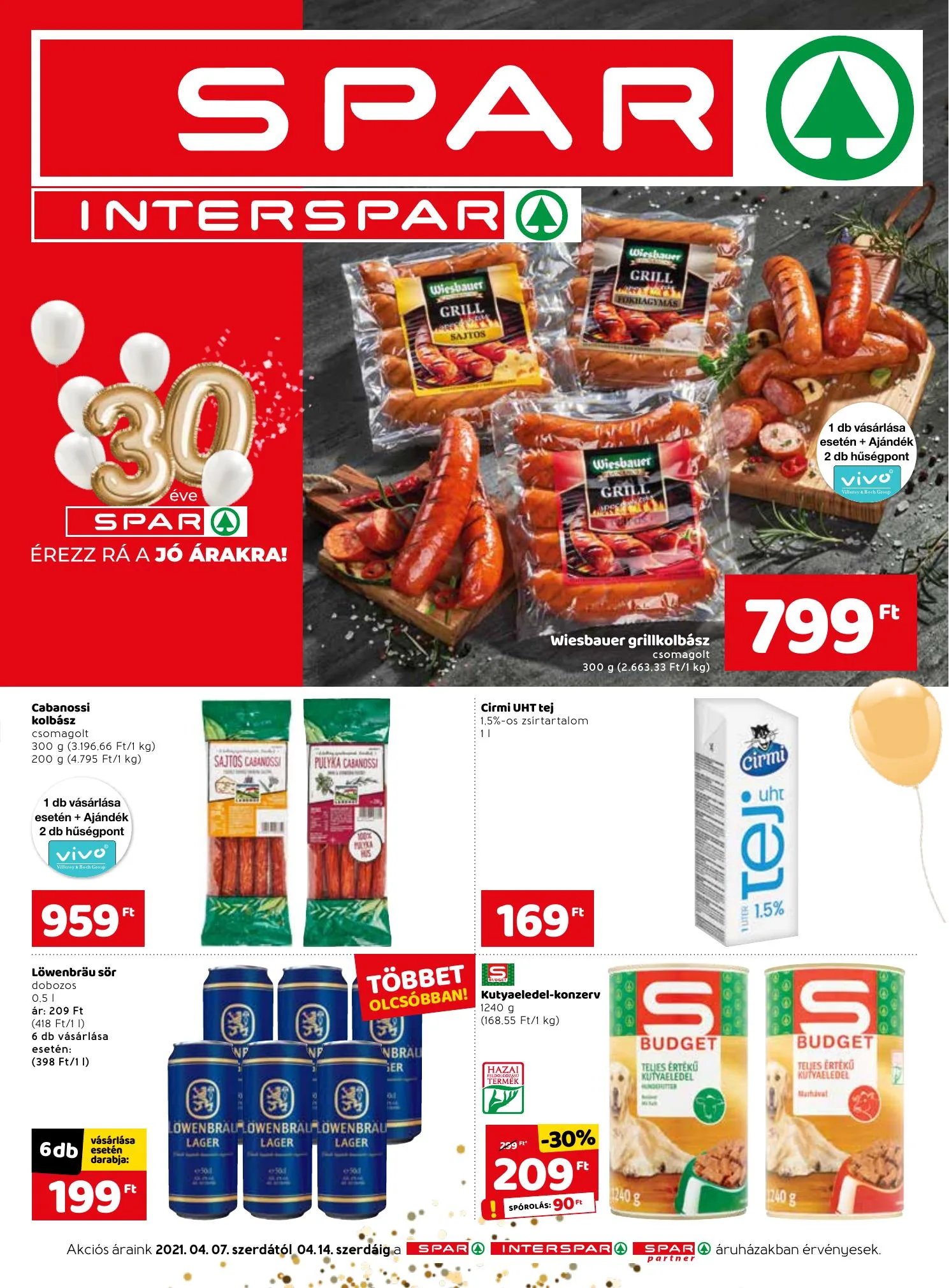 Spar akciós újság 04.07–04.14