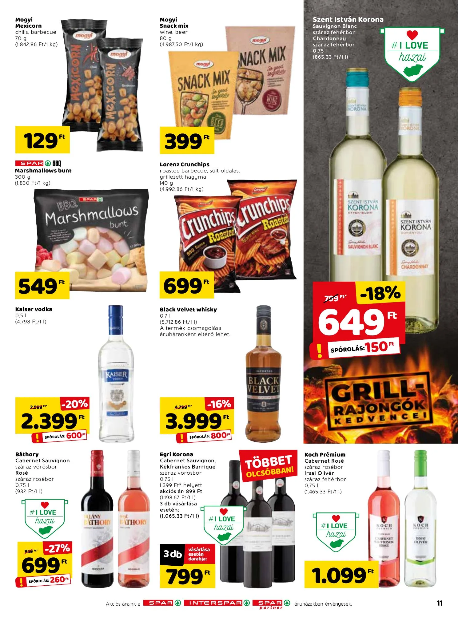 Spar akciós újság 04.07–04.14 – 11. oldal