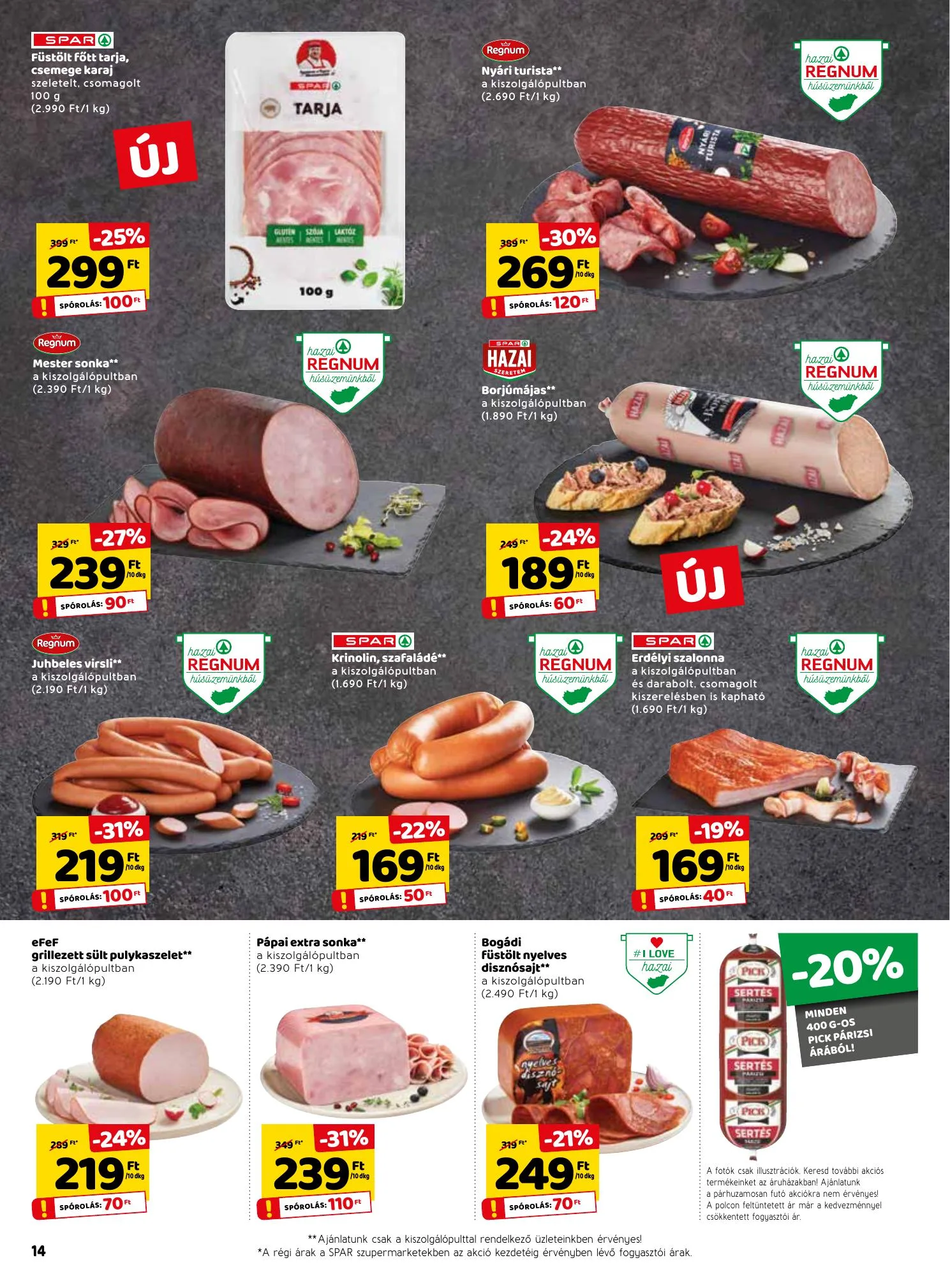 Spar akciós újság 04.07–04.14 – 14. oldal