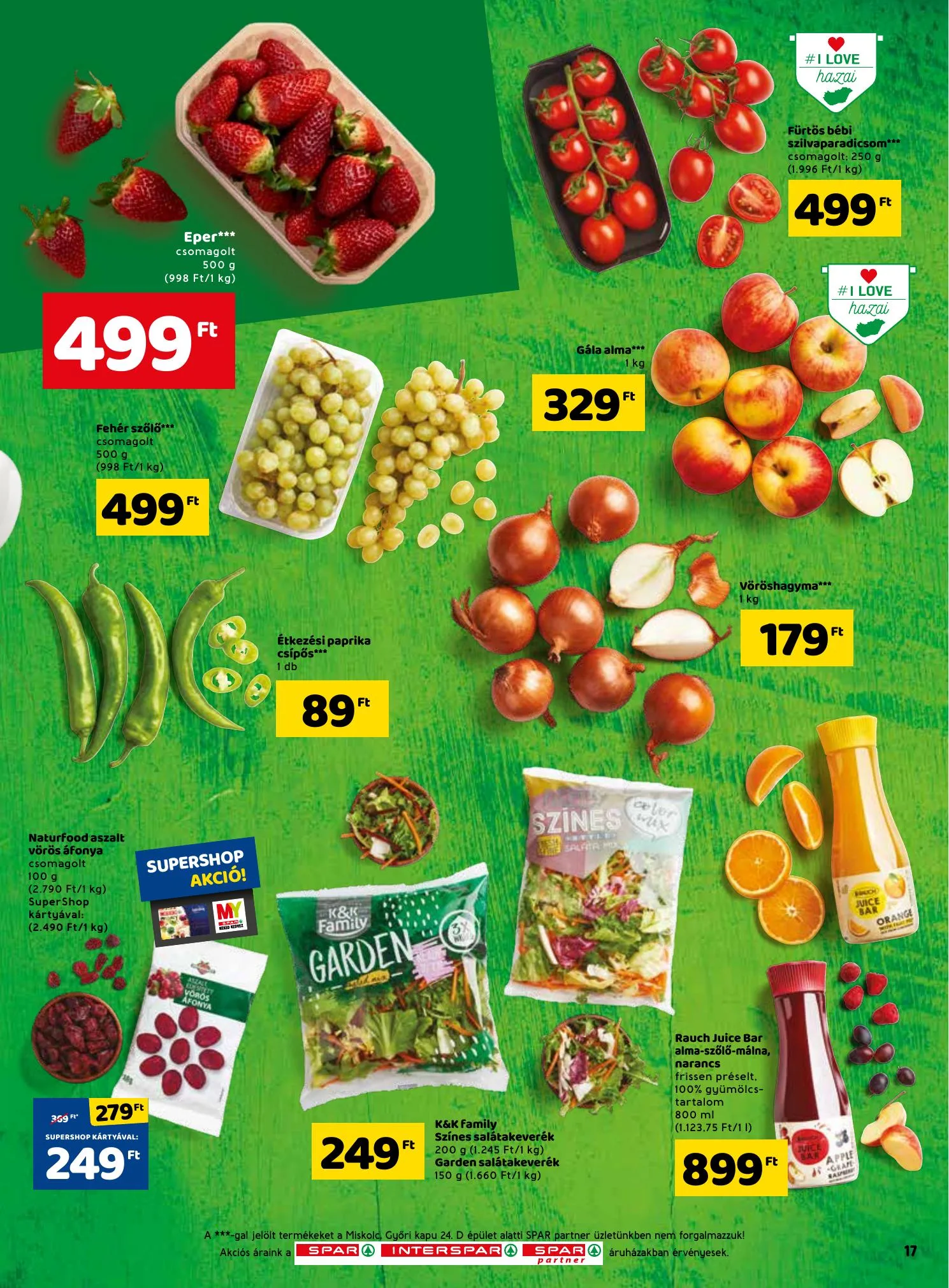Spar akciós újság 04.07–04.14 – 17. oldal