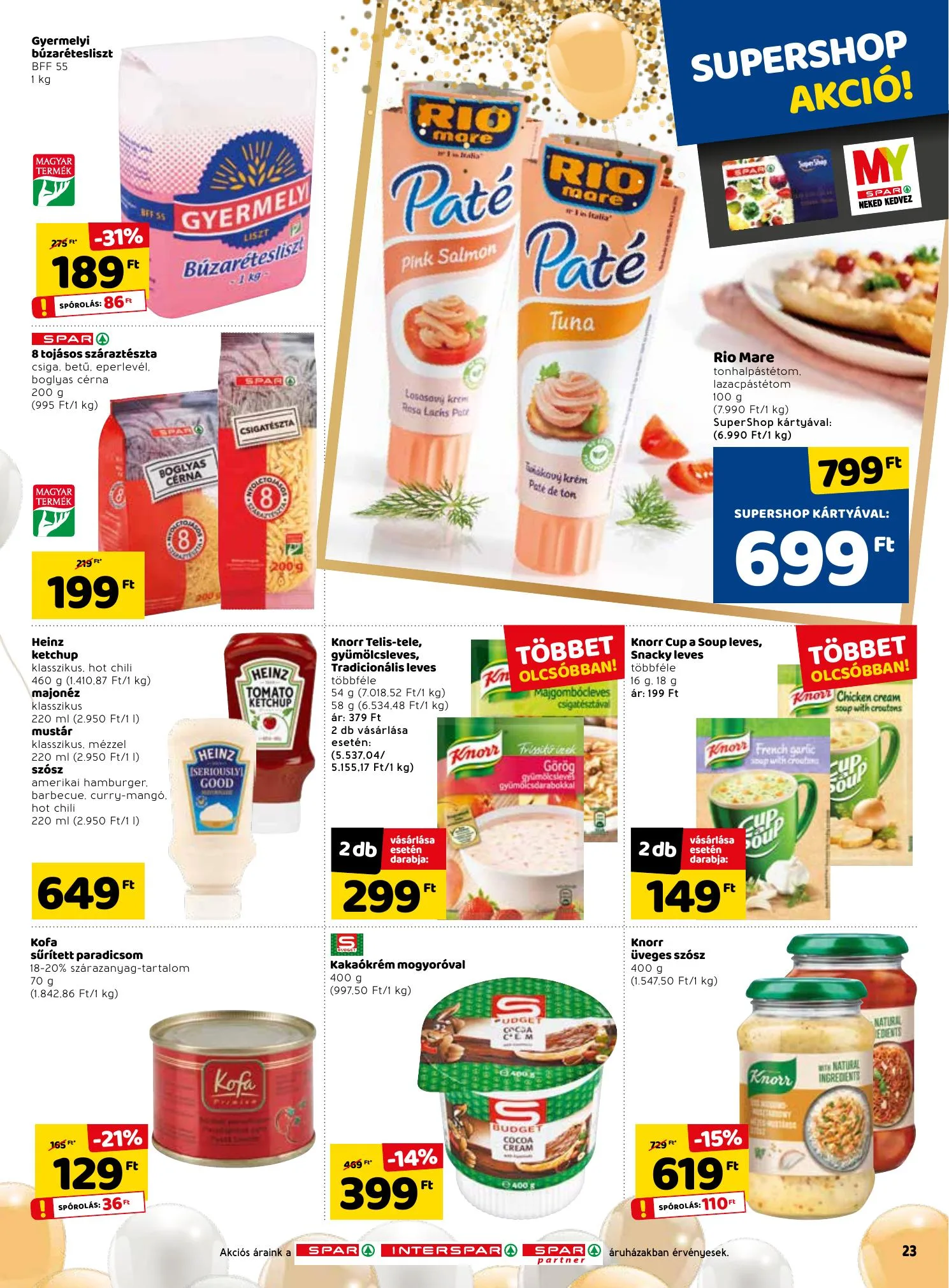 Spar akciós újság 04.07–04.14 – 23. oldal
