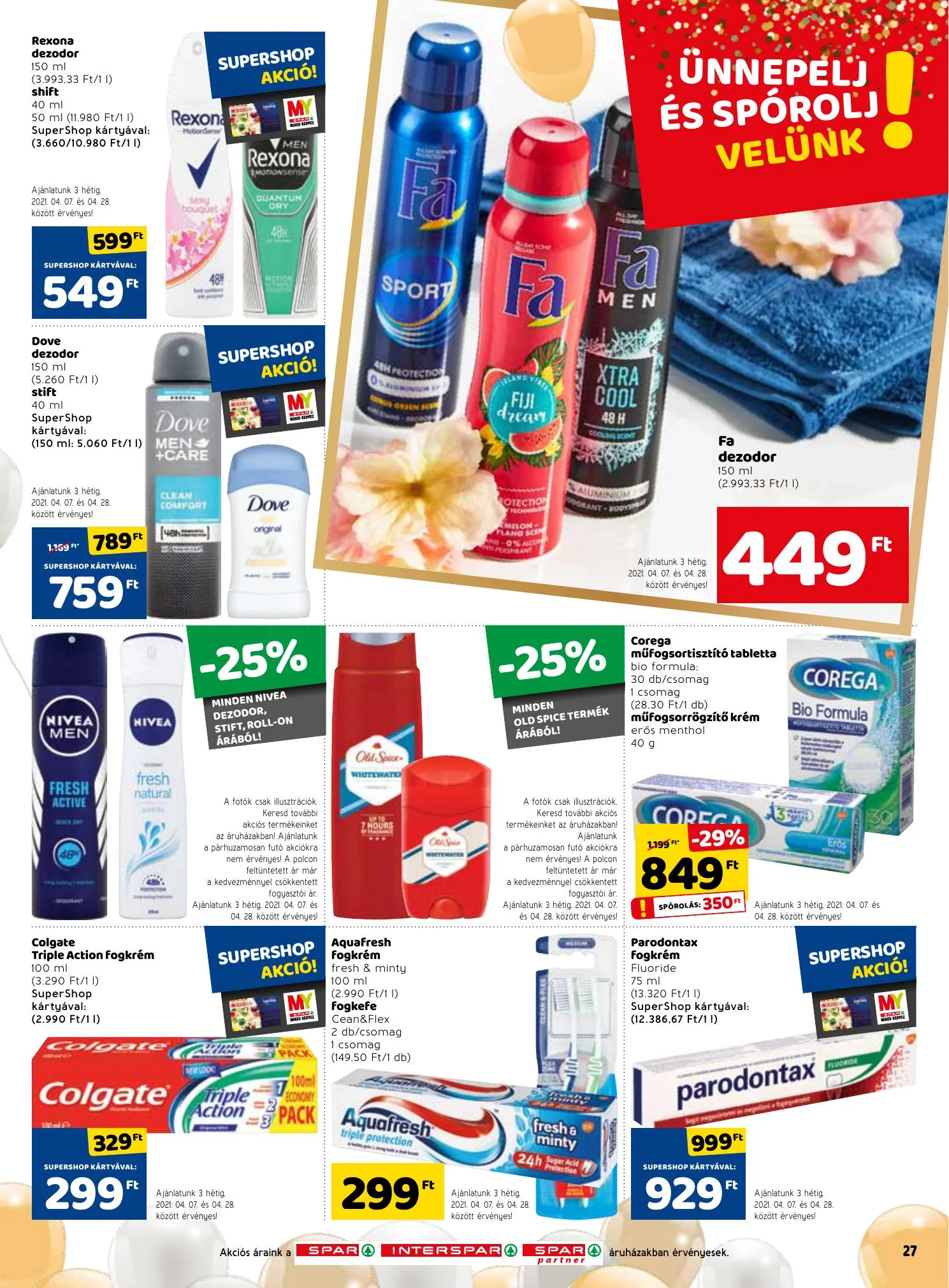 Spar akciós újság 04.07–04.14 – 27. oldal