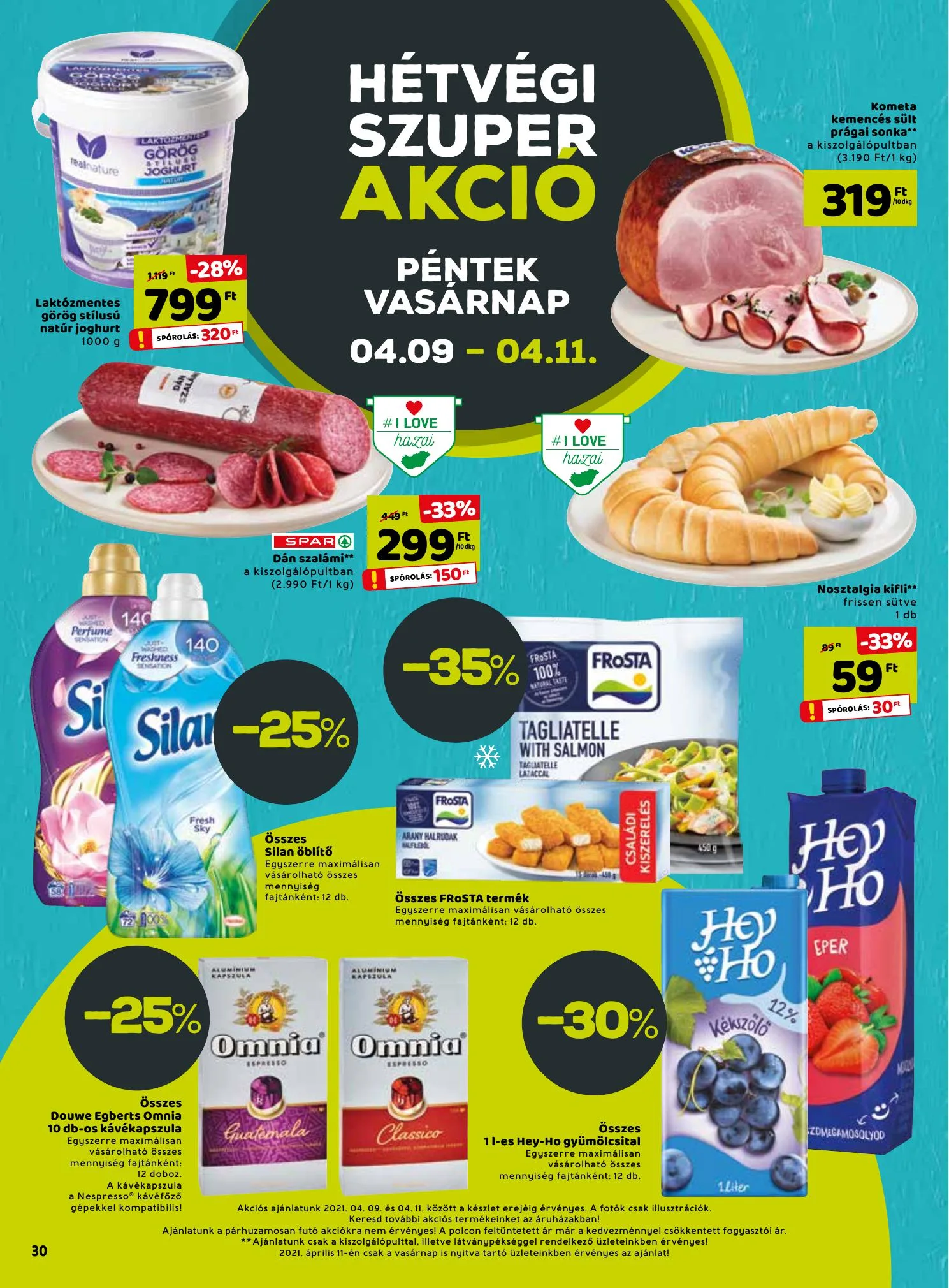 Spar akciós újság 04.07–04.14 – 30. oldal
