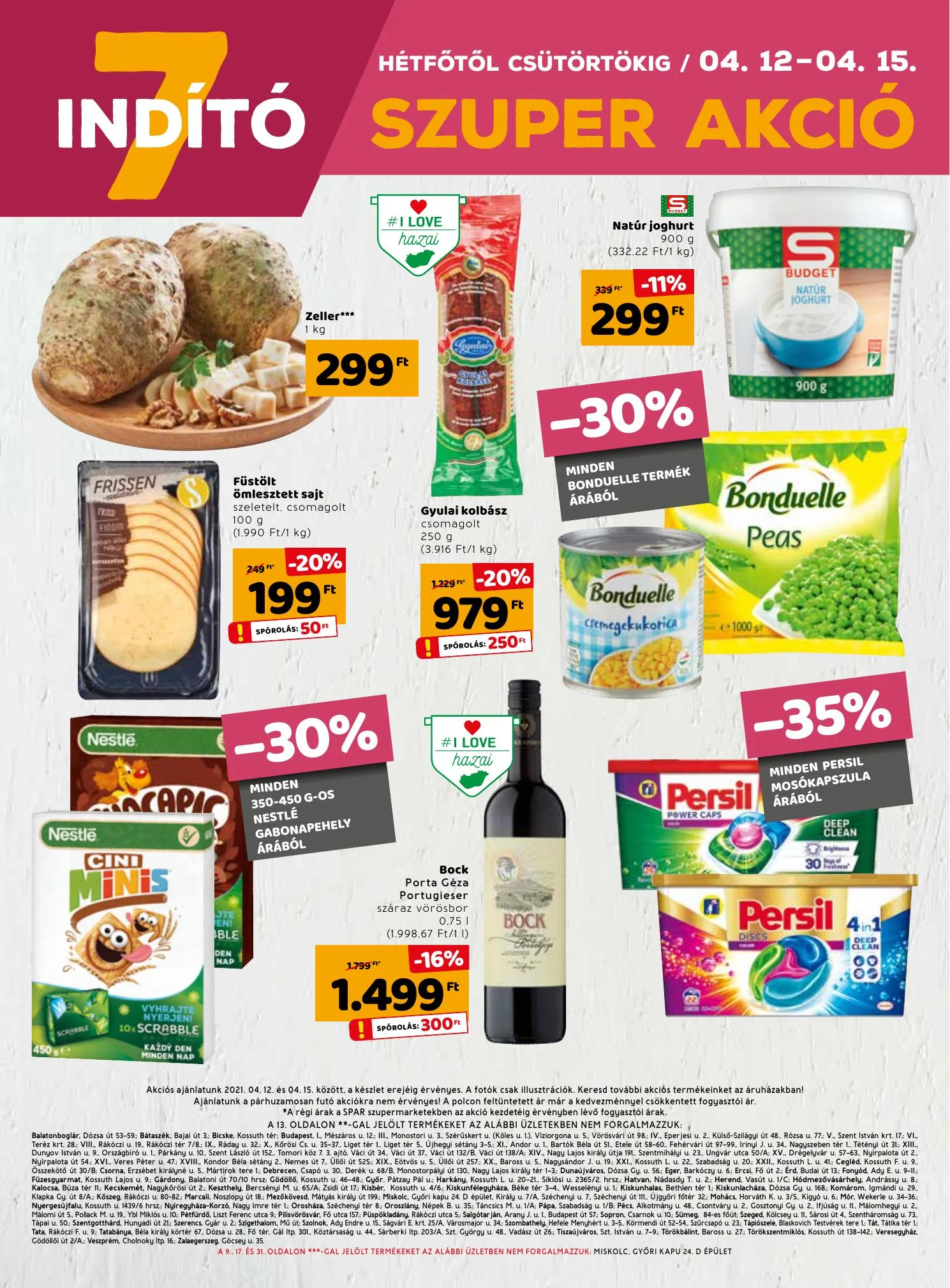 Spar akciós újság 04.07–04.14 – 31. oldal