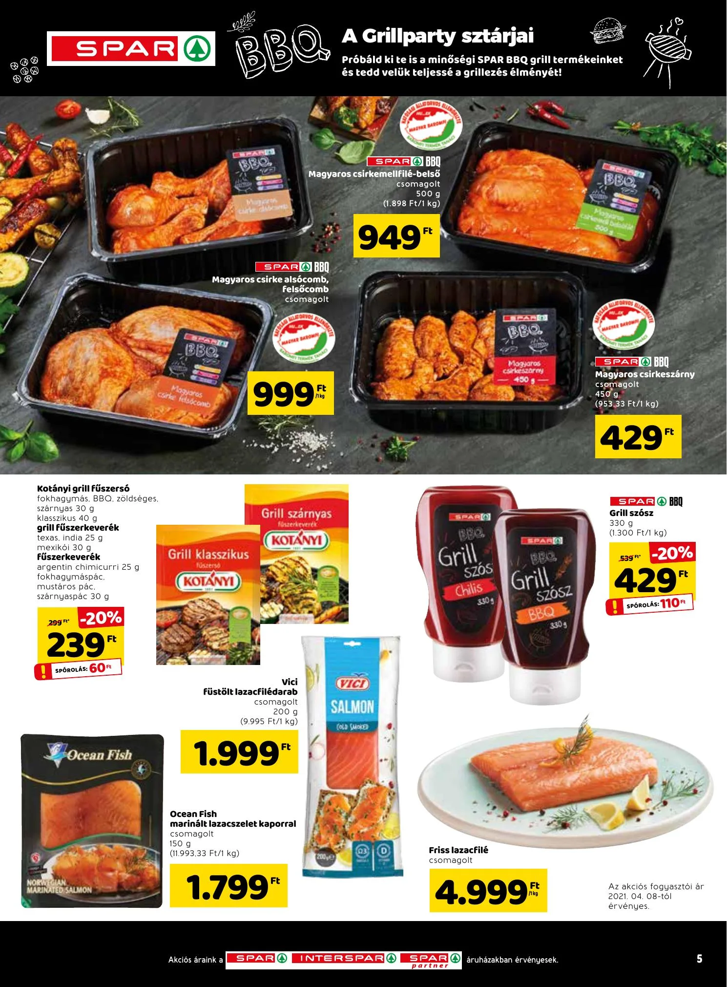 Spar akciós újság 04.07–04.14 – 5. oldal