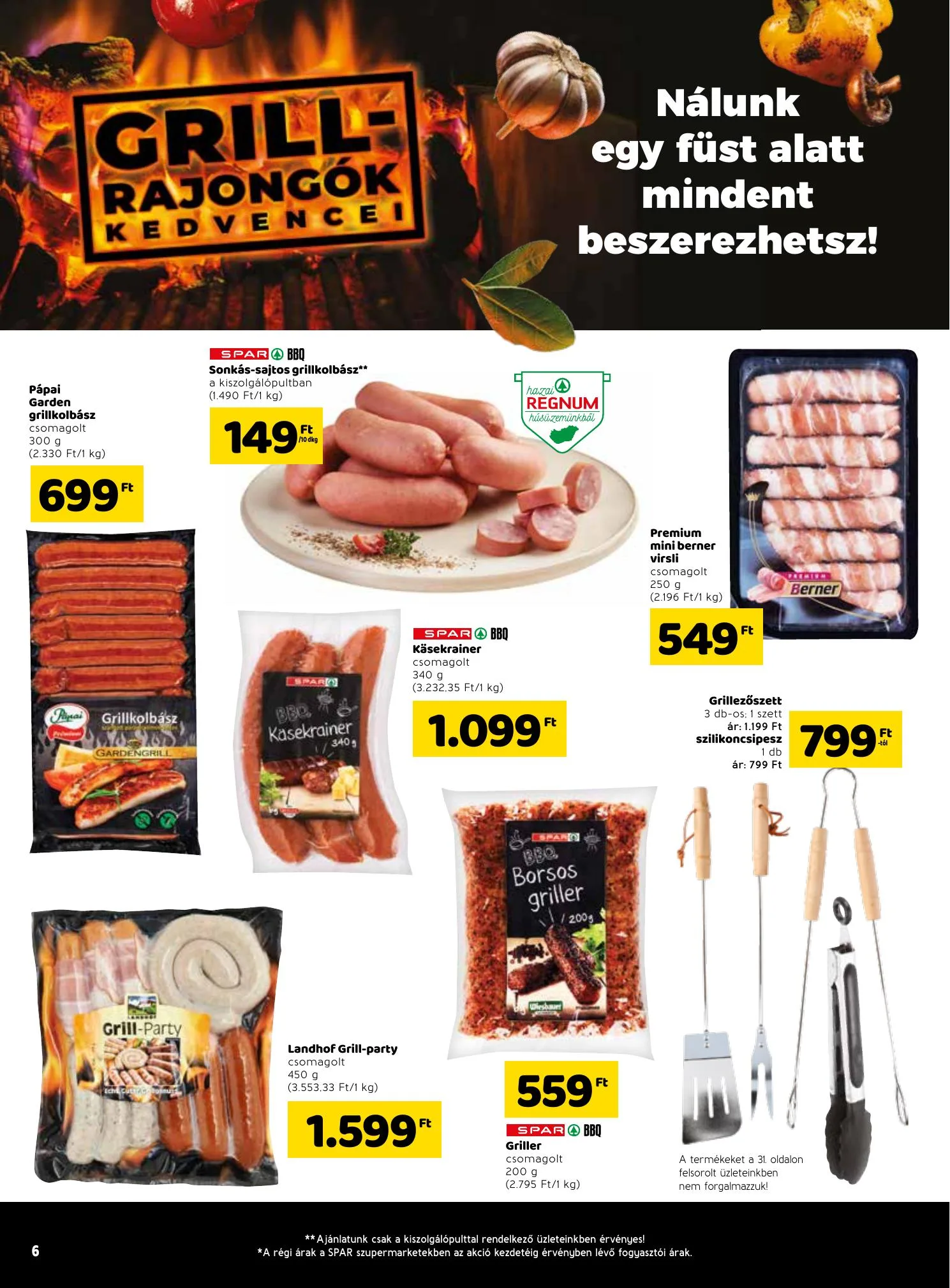 Spar akciós újság 04.07–04.14 – 6. oldal
