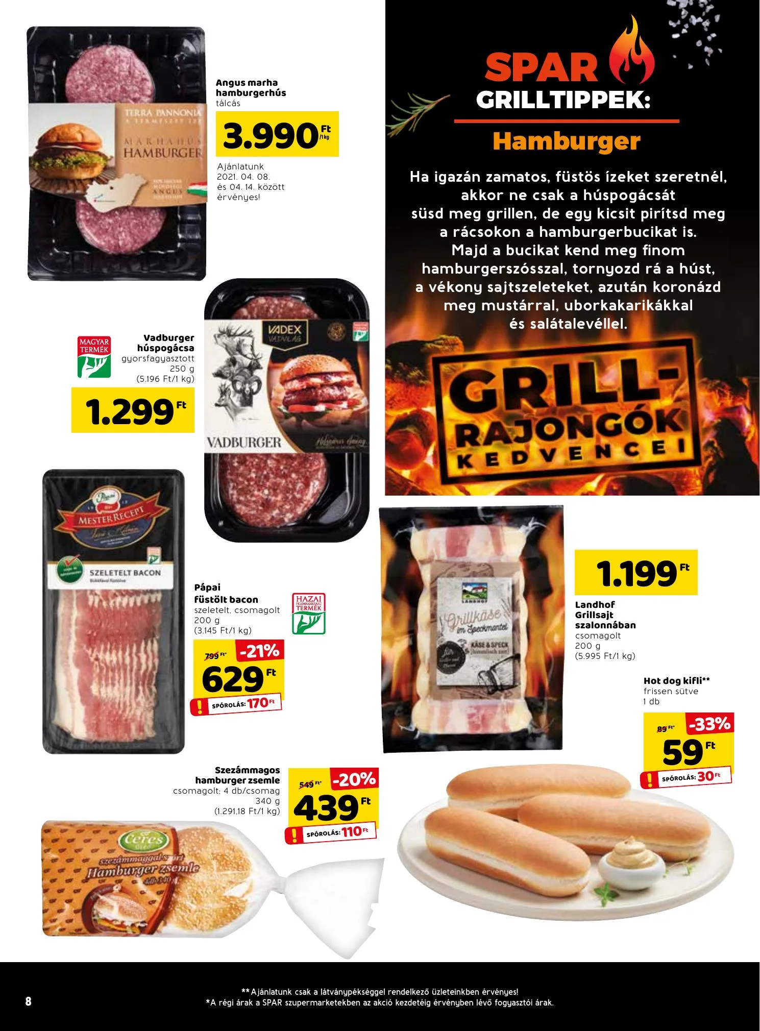 Spar akciós újság 04.07–04.14 – 8. oldal
