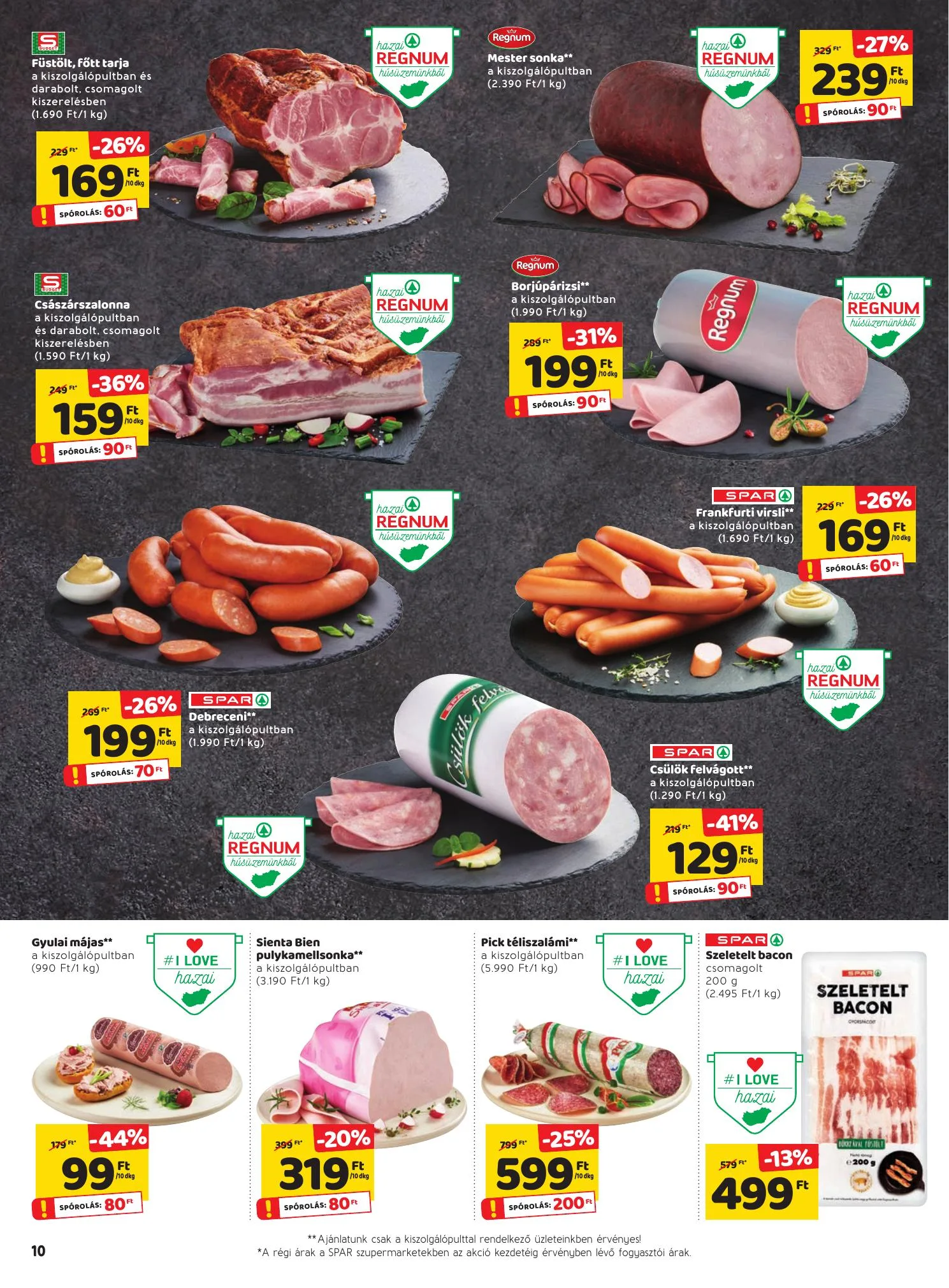 Spar akciós újság 04.15–04.21 – 10. oldal