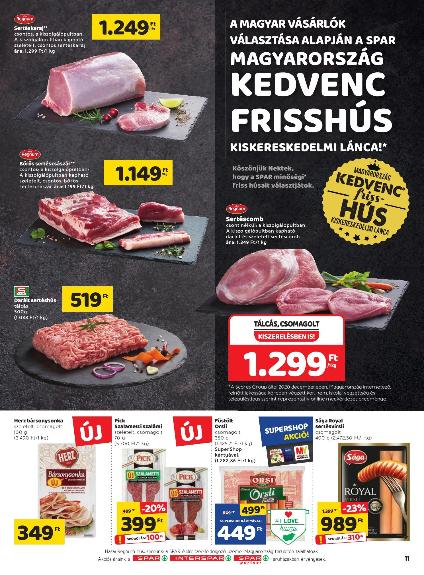 Spar akciós újság 04.15–04.21 – 11. oldal