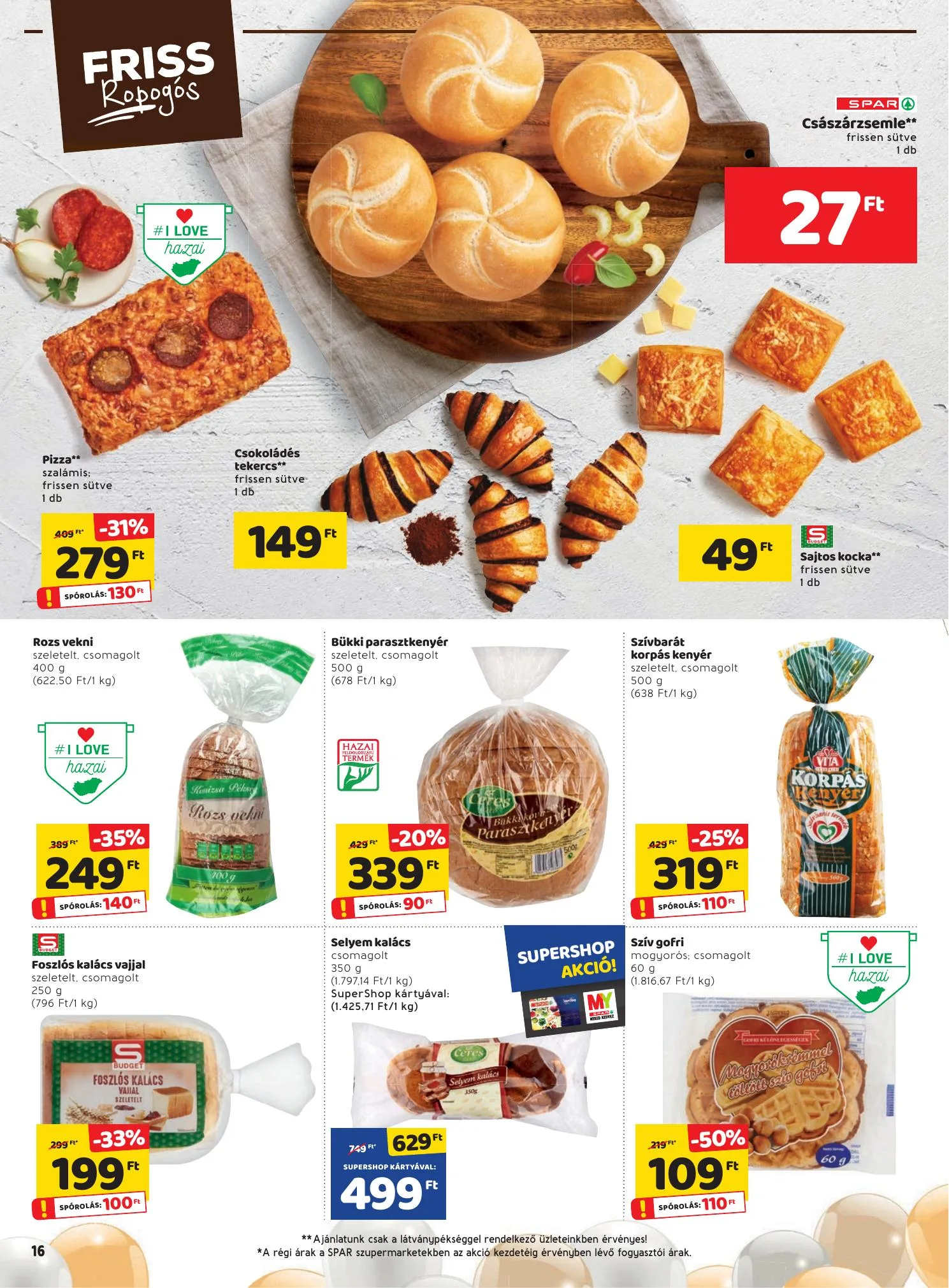 Spar akciós újság 04.15–04.21 – 16. oldal