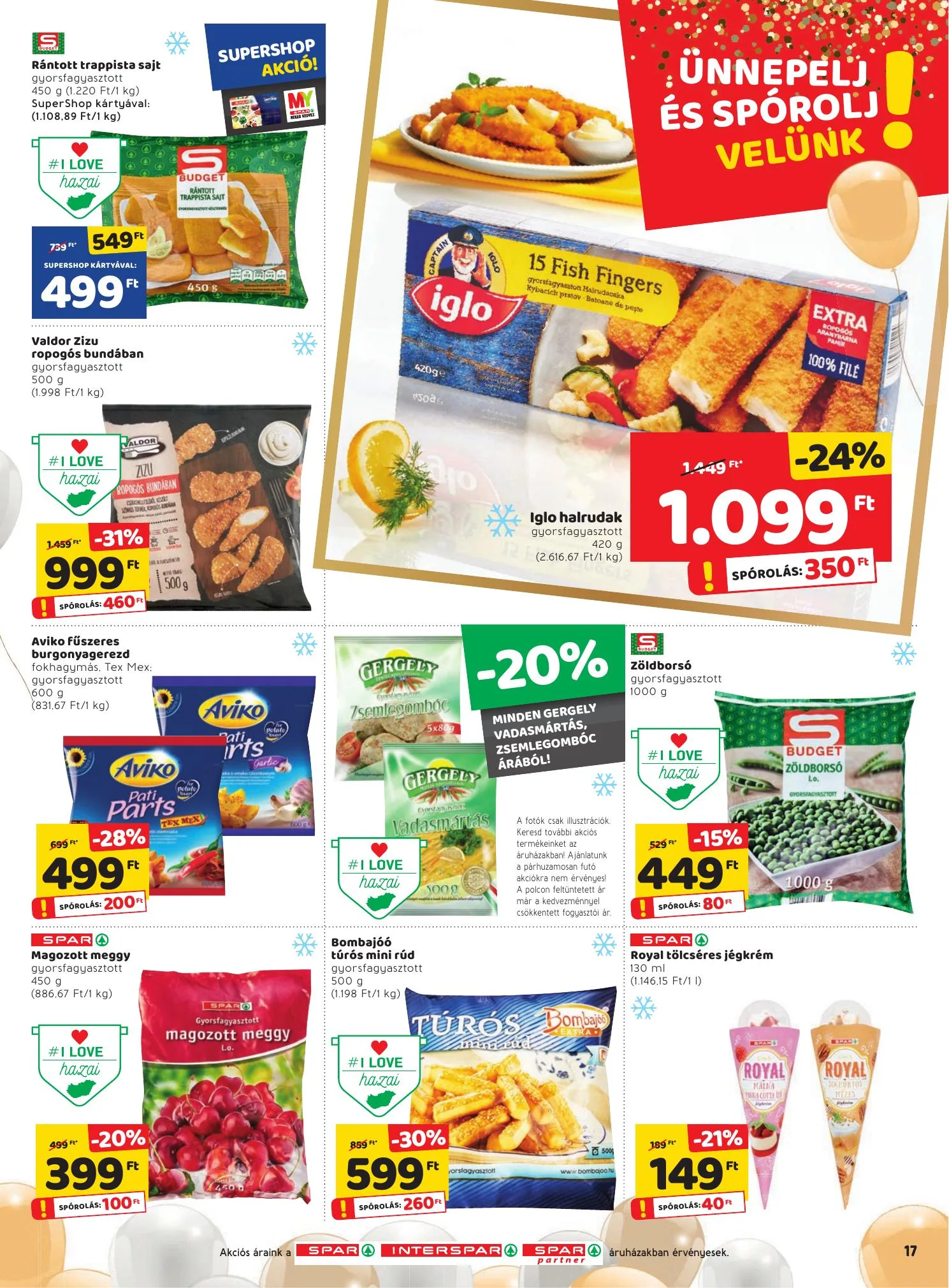 Spar akciós újság 04.15–04.21 – 17. oldal